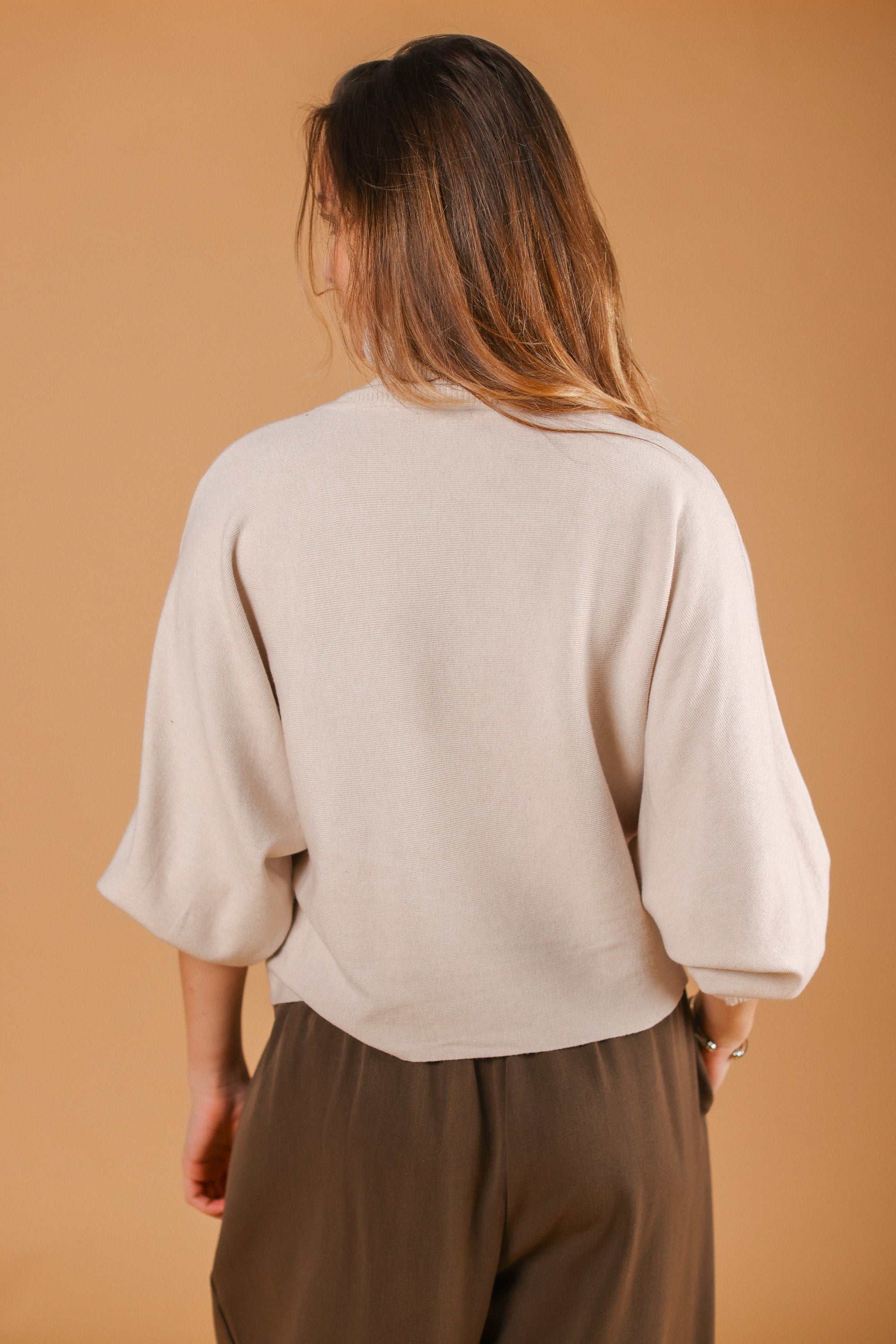 Knit Sweater Benet Cream