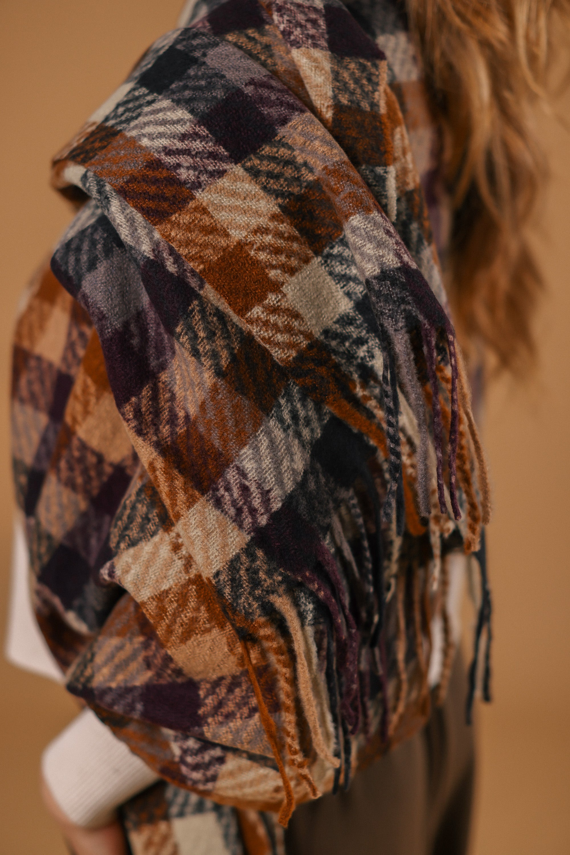 Scarf Callen Brown Blue