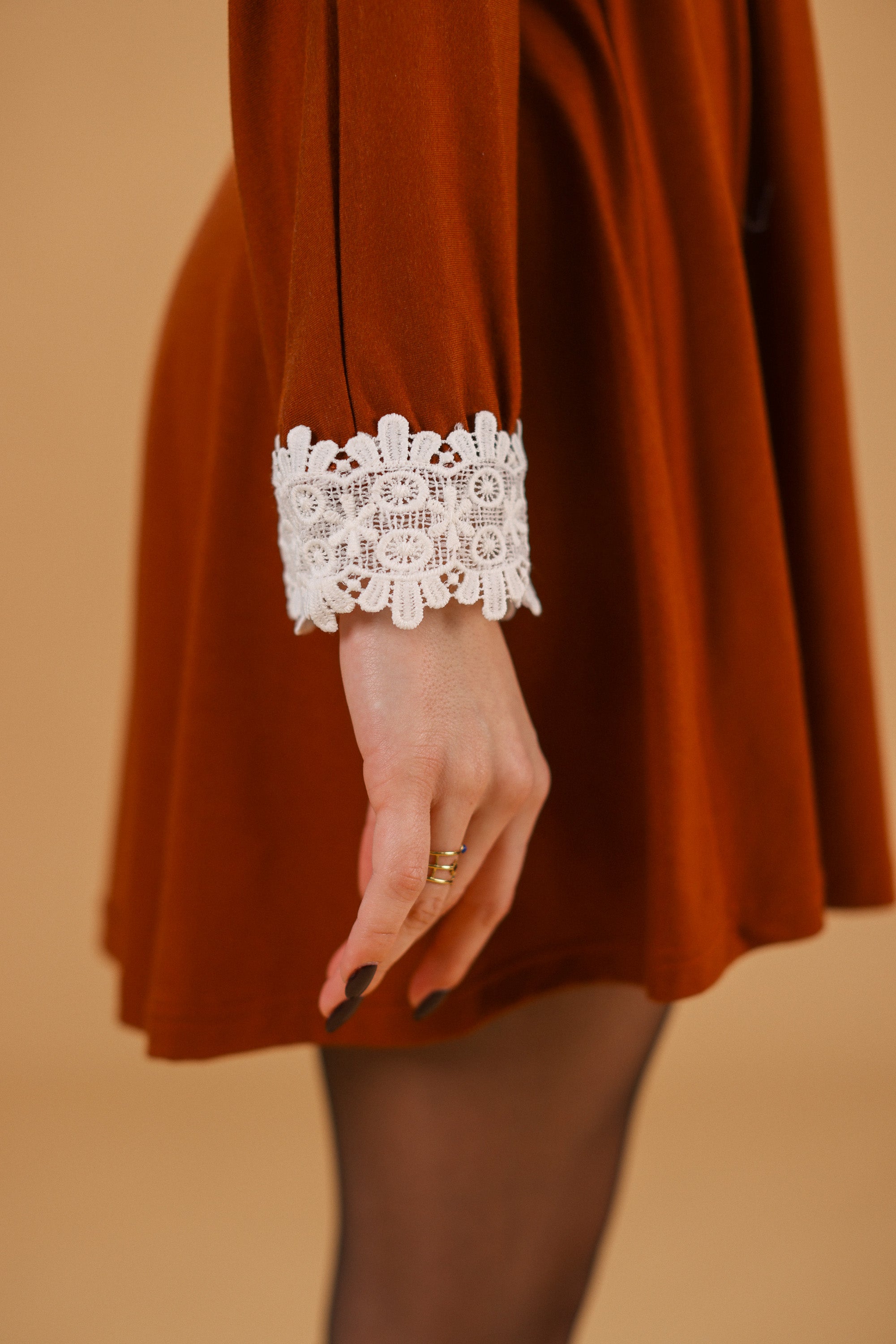 Dress Chandelier Terracotta Lace