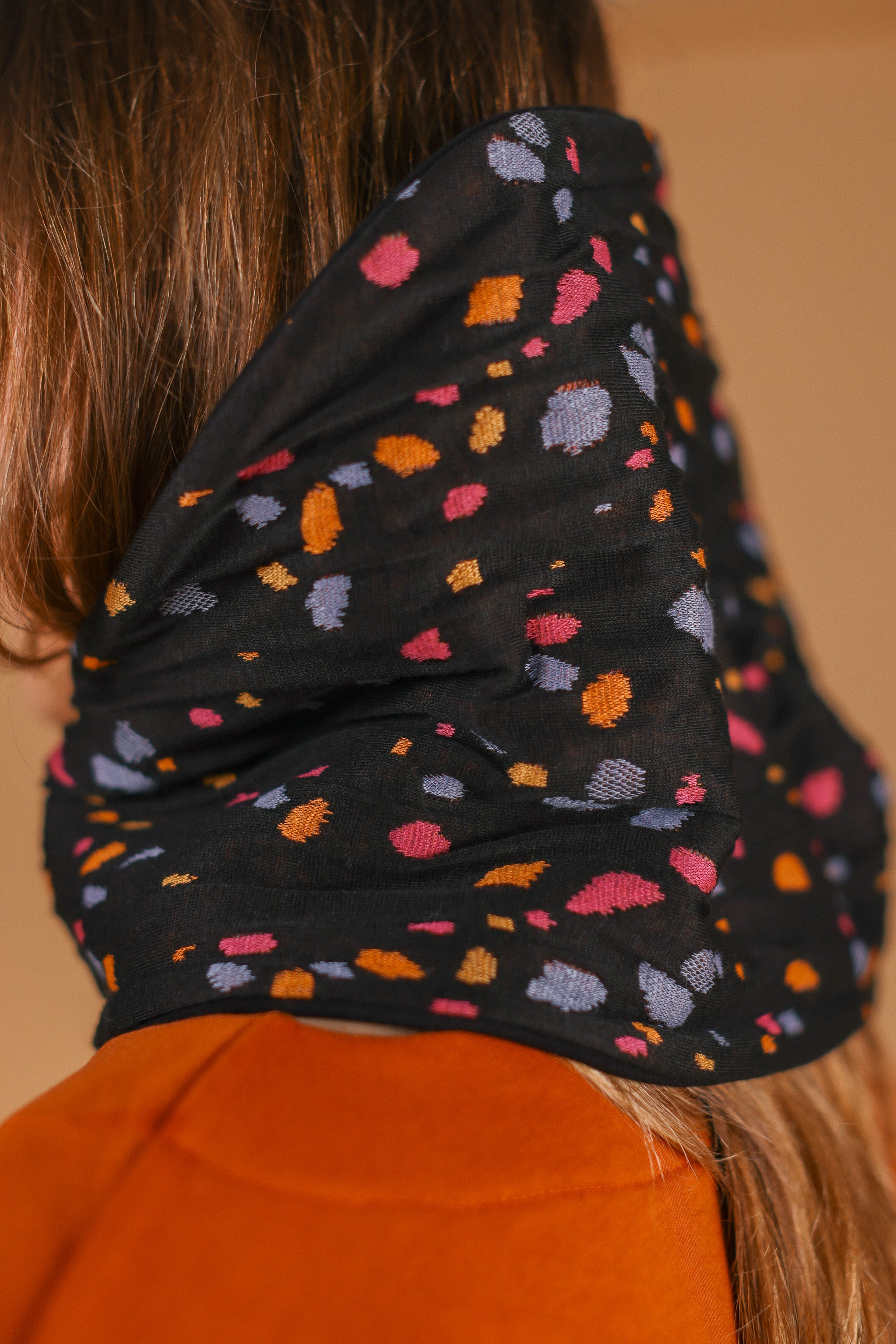 Snood Scarf Colorful Polka Dots