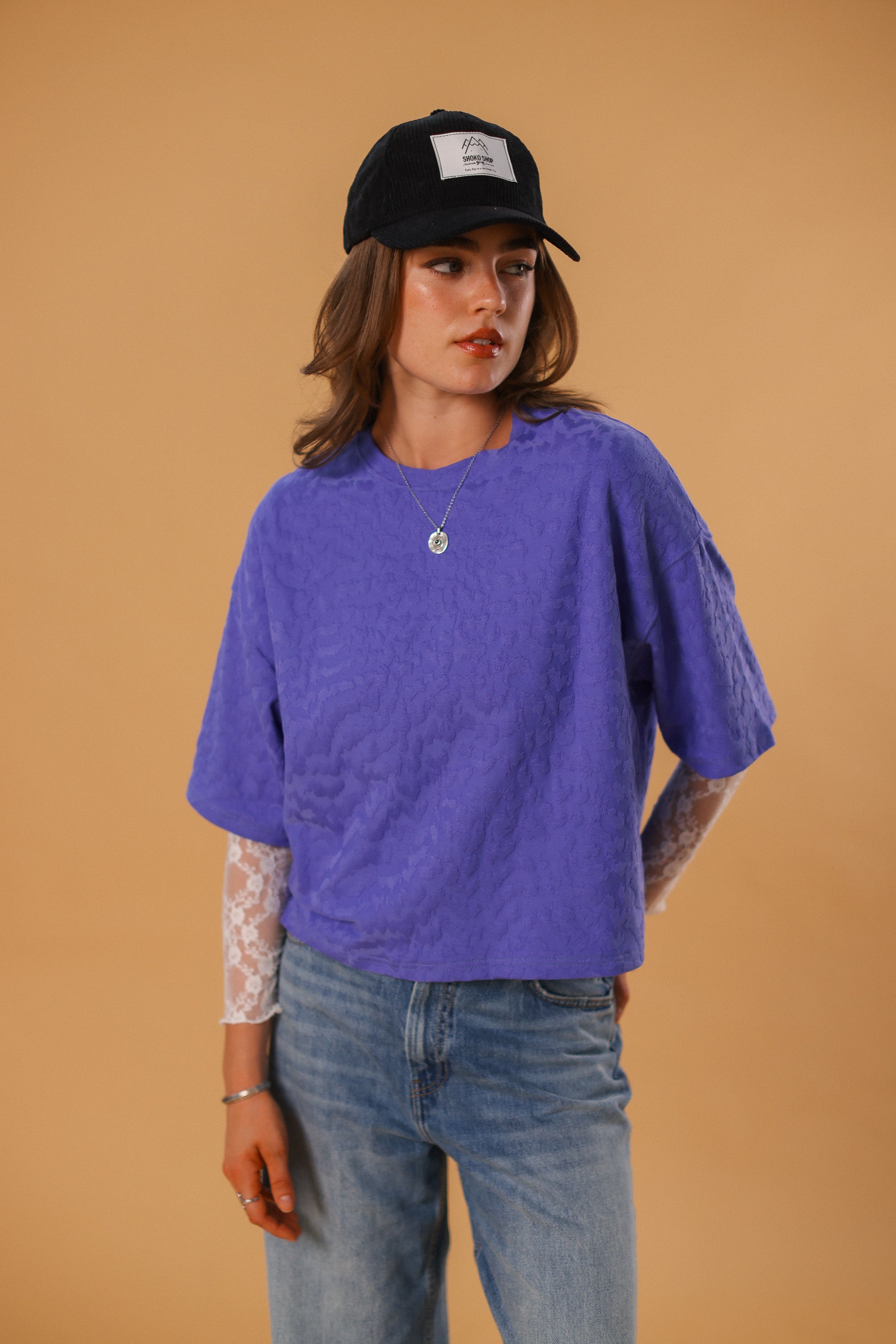 Corduroy Cap Jemima Black