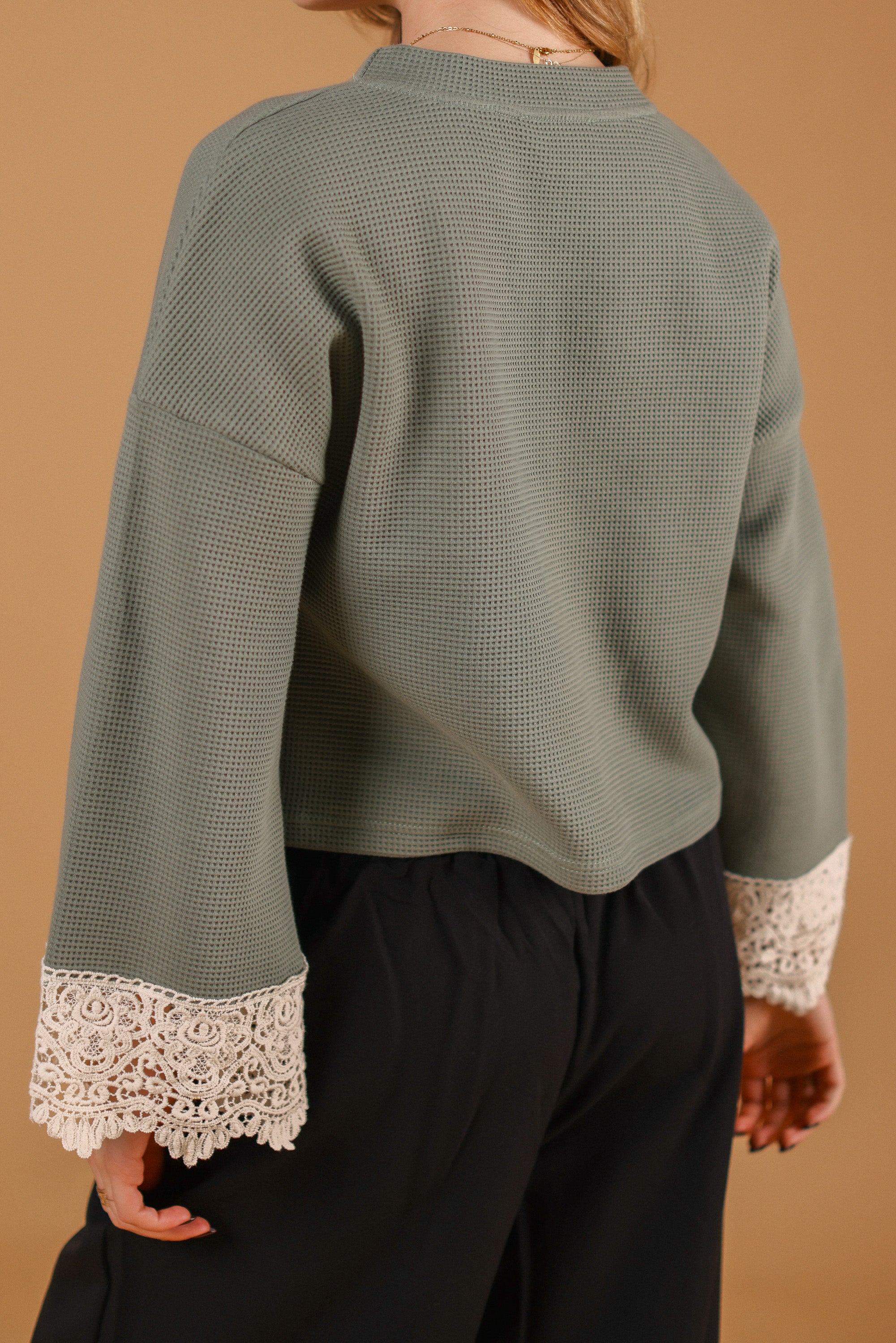 Sweater Teagan Sage Lace