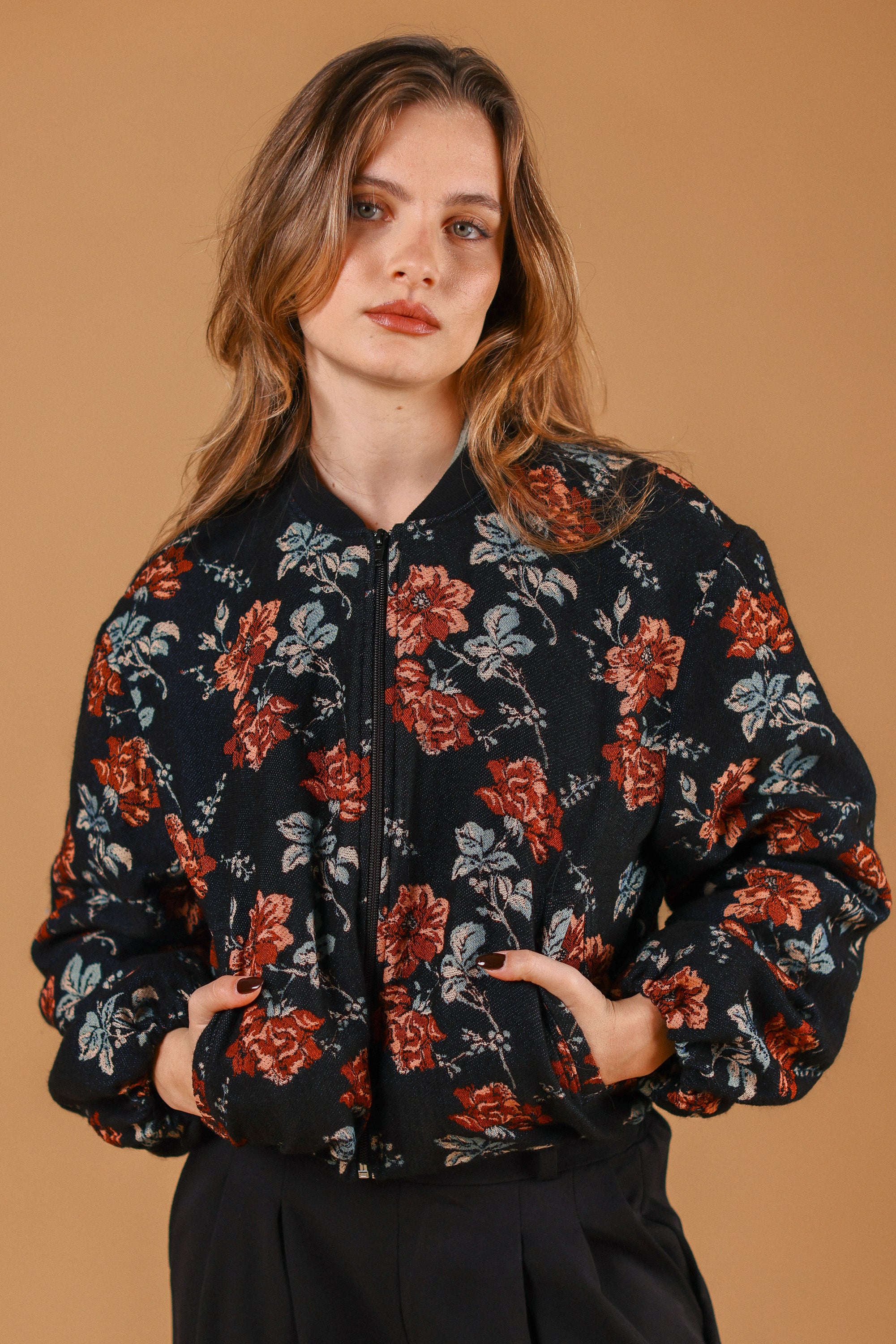 Bomber Jacket Jody Noir Rose