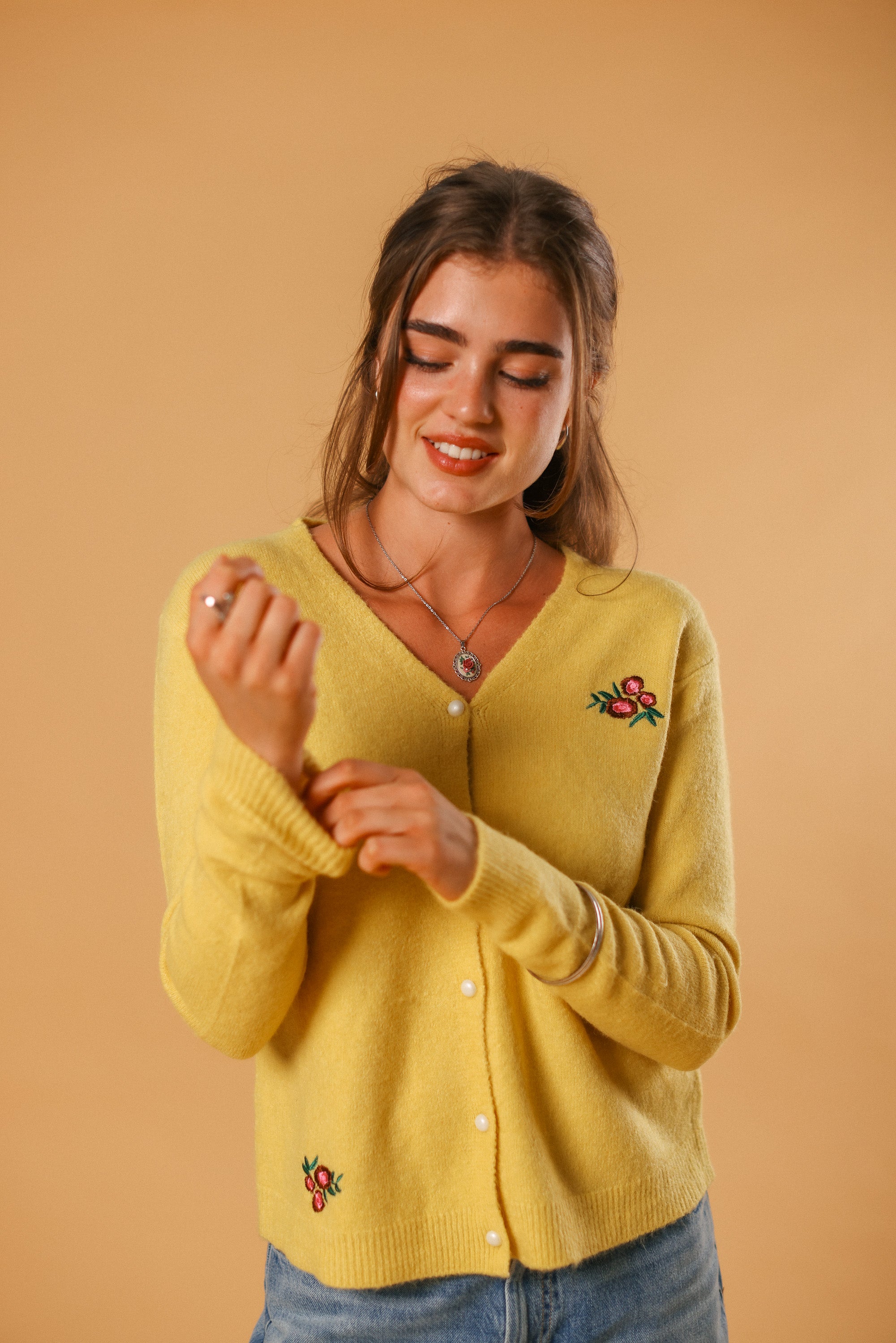 Cardigan Zion Dusty Yellow
