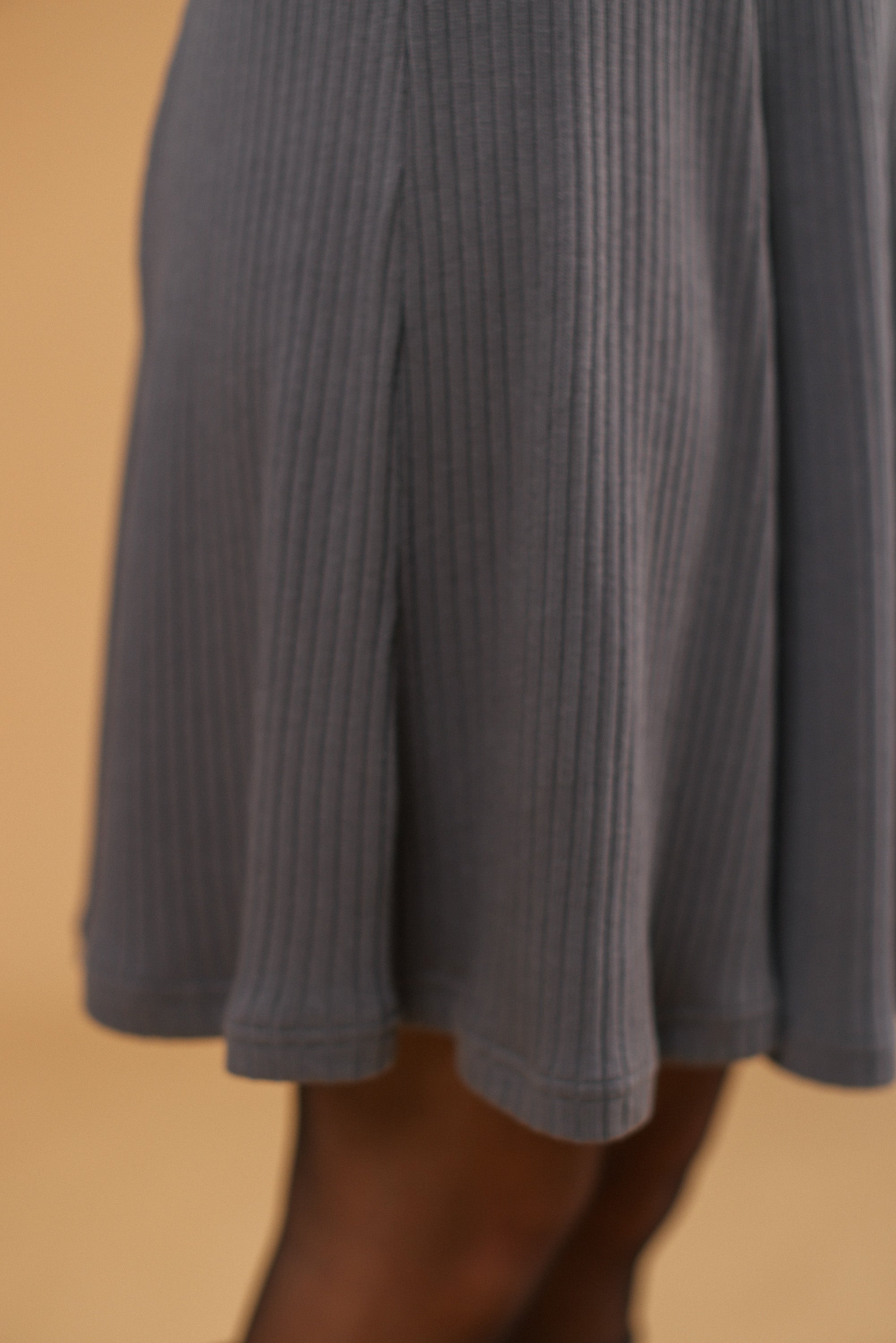 Dress Janette Grey Rib