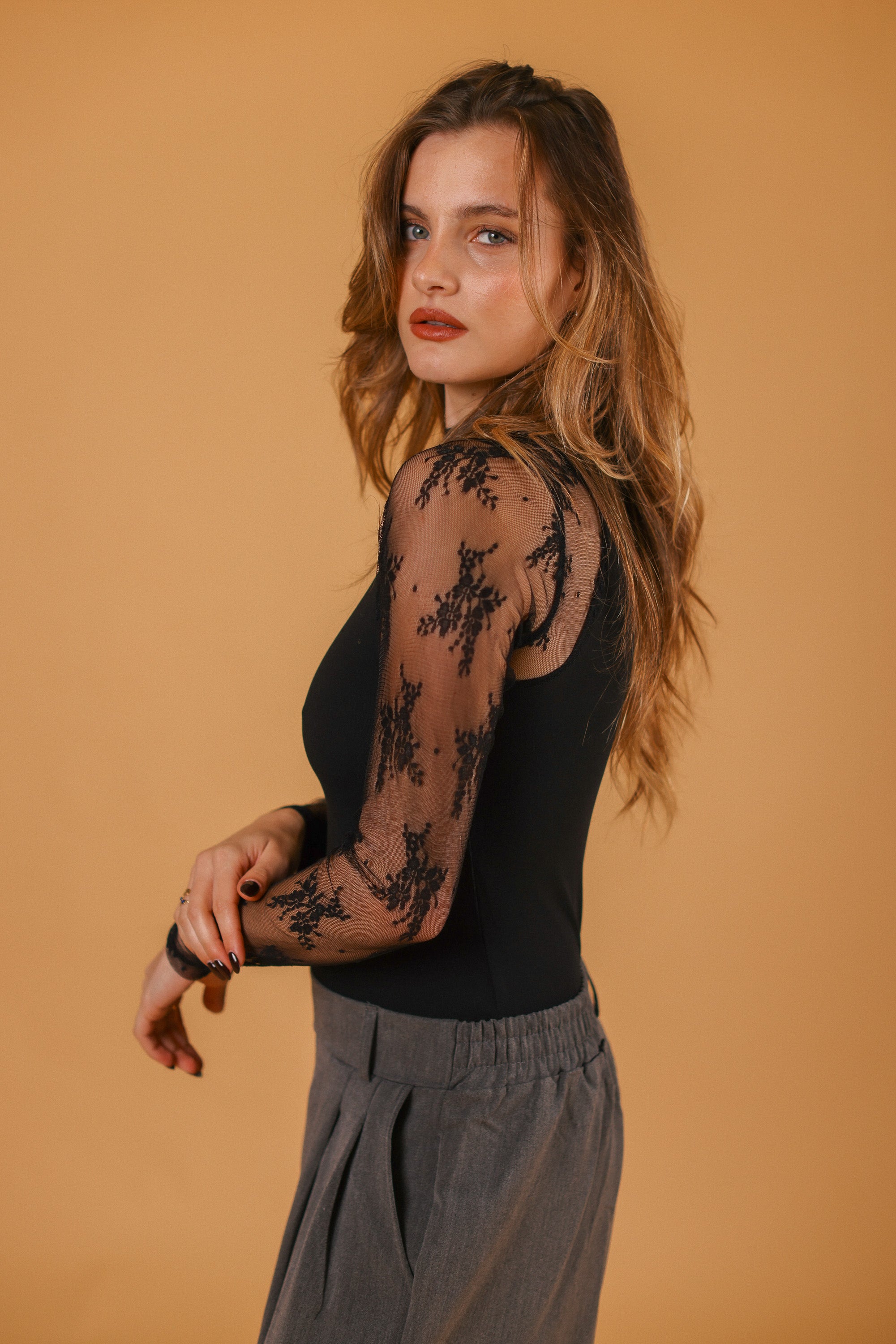 Bodysuit Marvina Black lace