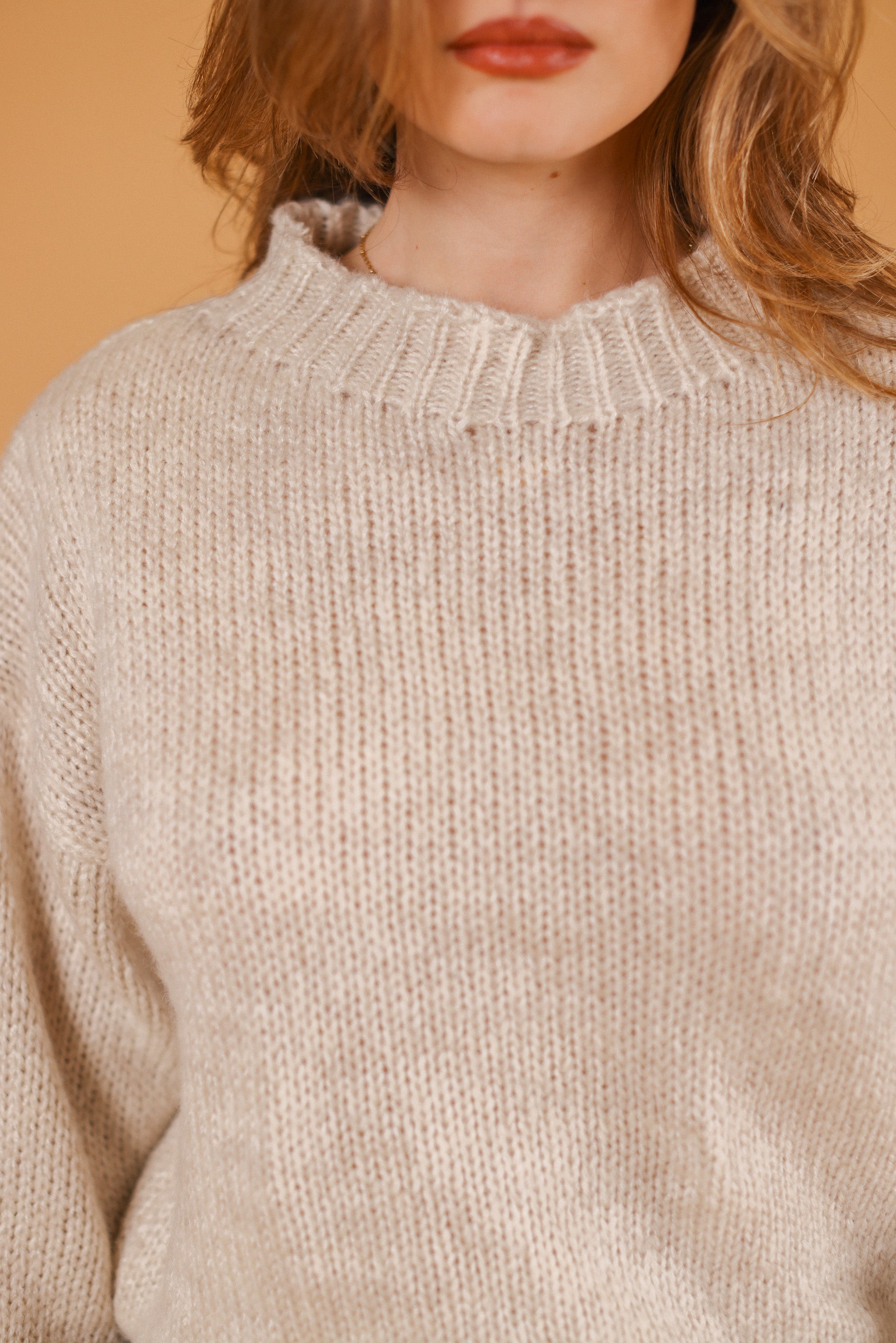 Knit Sweater Rami Cream