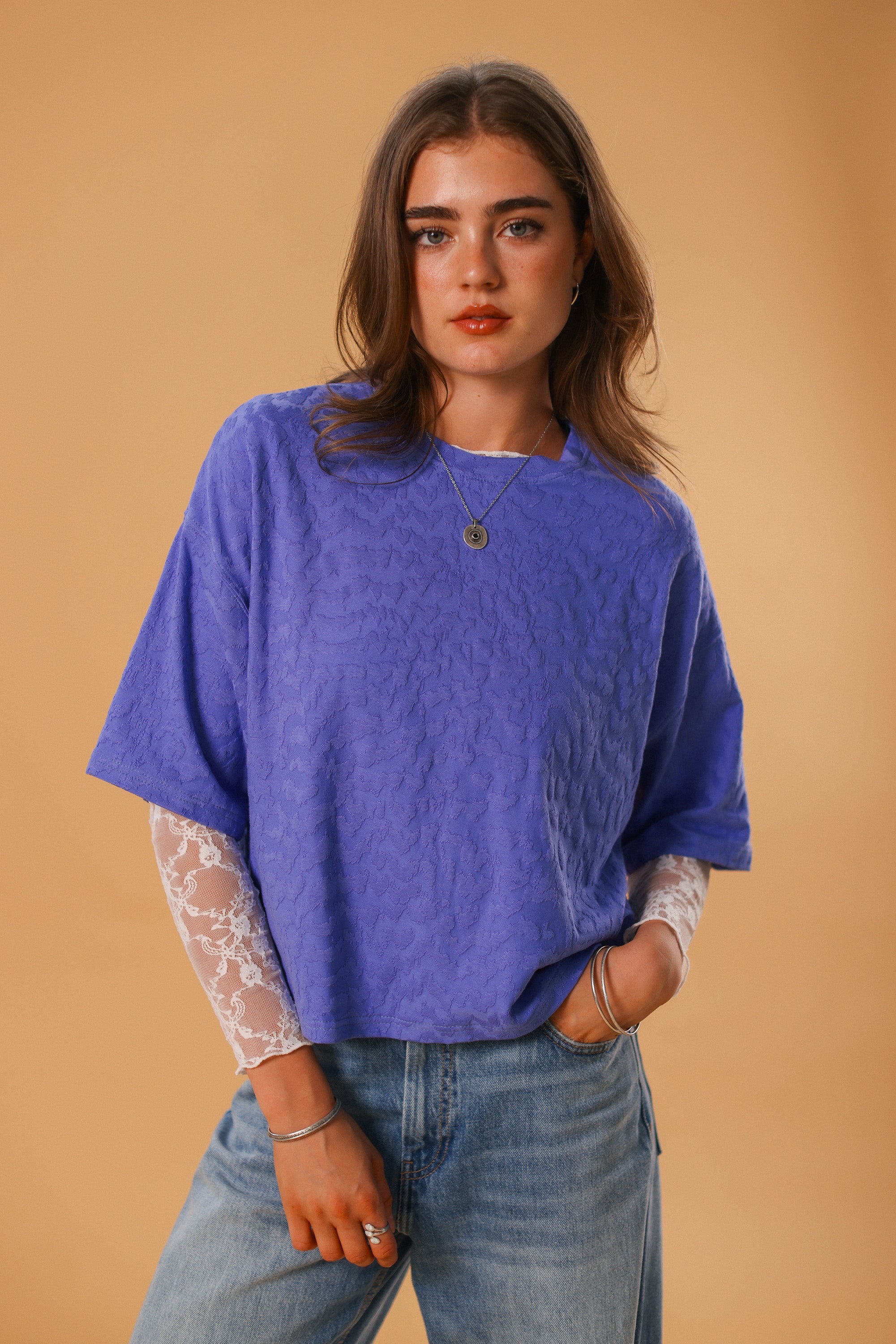 Top Juvina Royal Blue