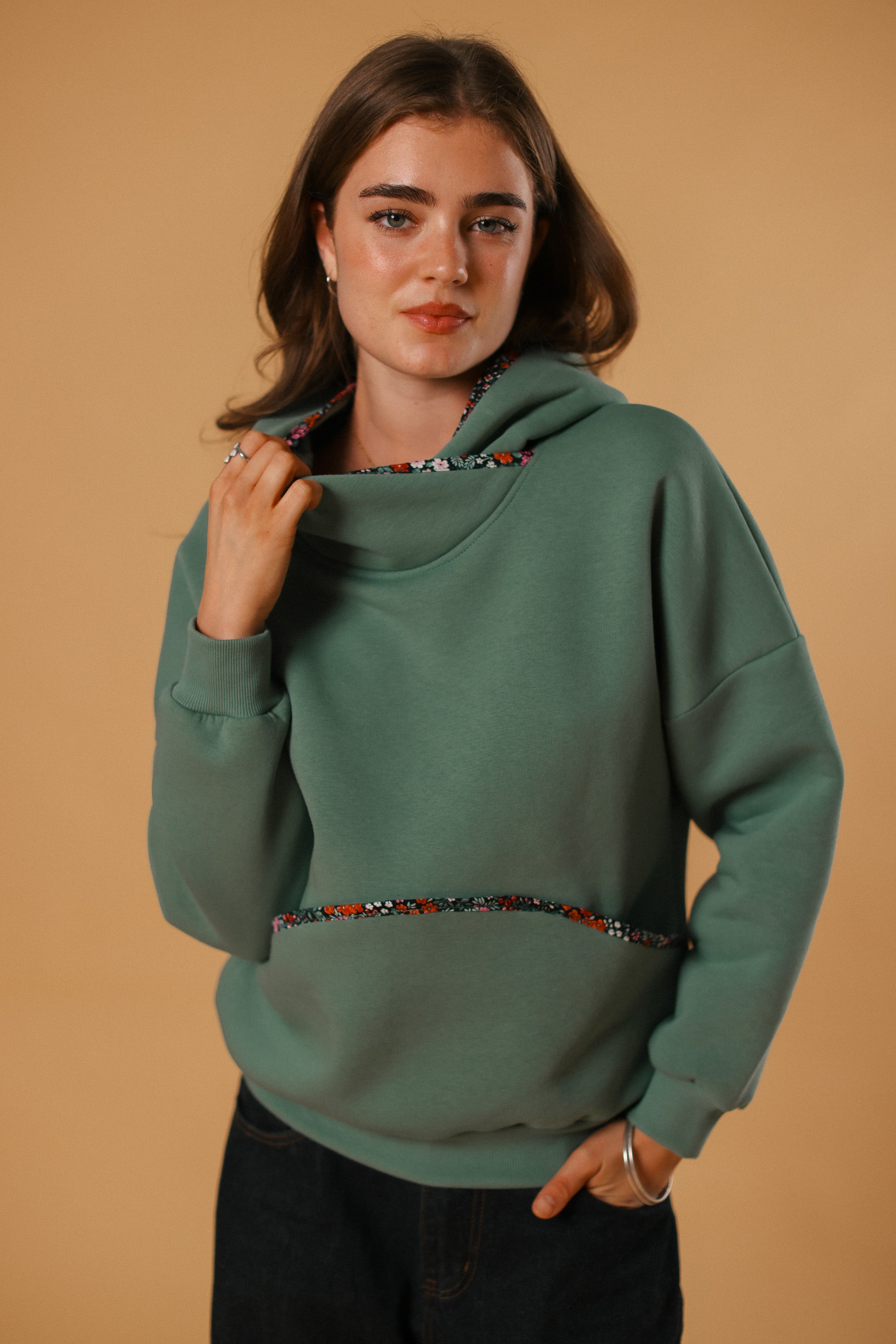 Hoodie Else Green