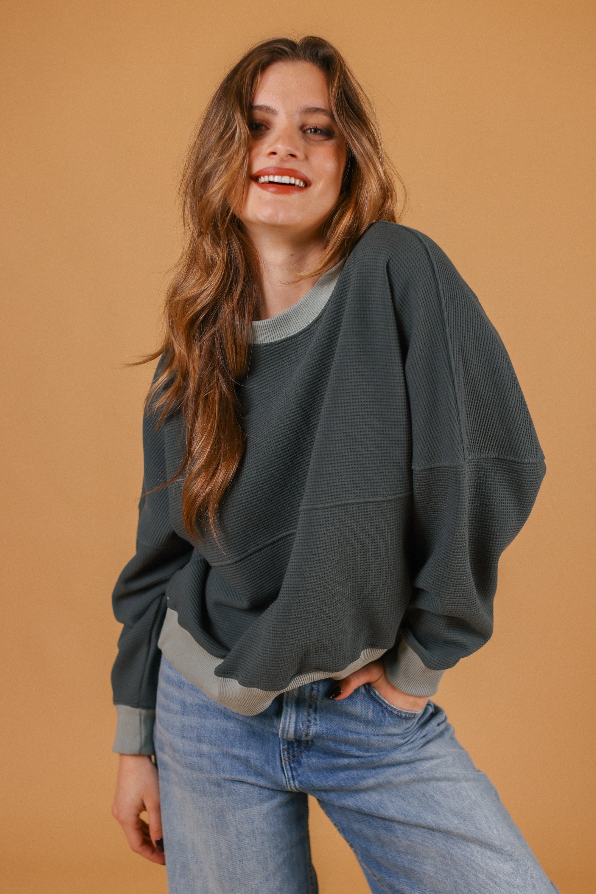 Sweater Aldina Dusky Teal