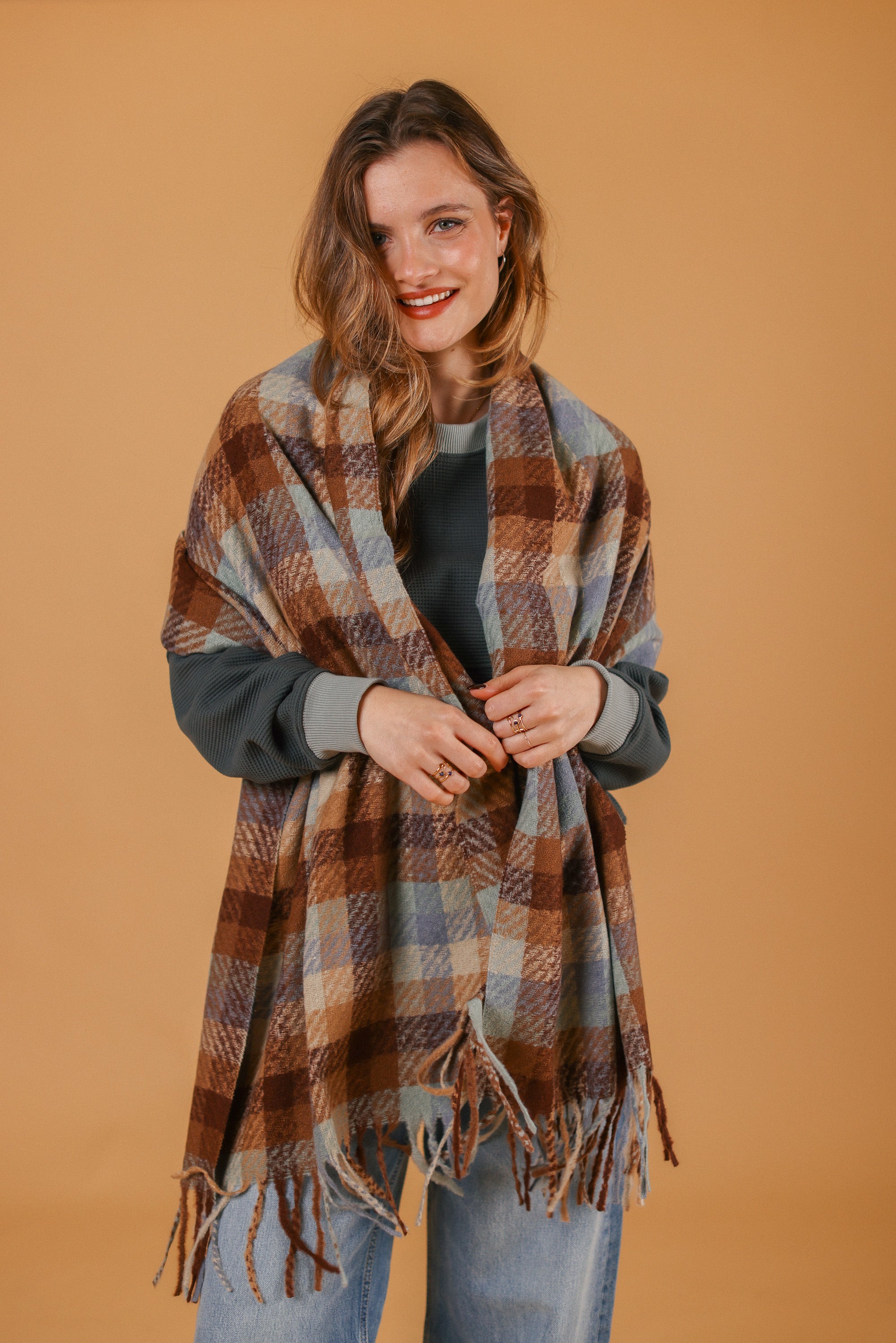 Scarf Callen Brown Pastels