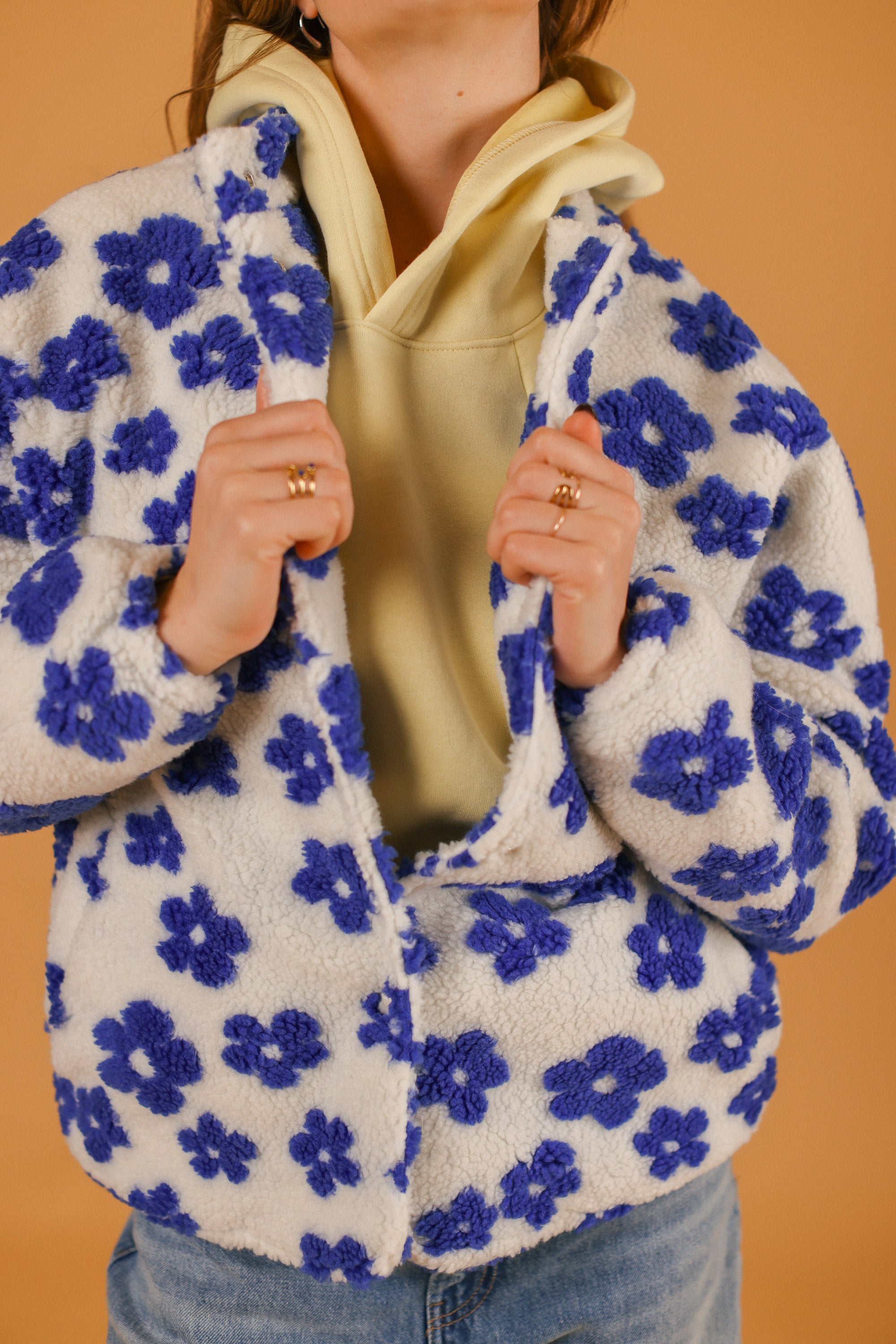 Jacket Alena Blue Flowers