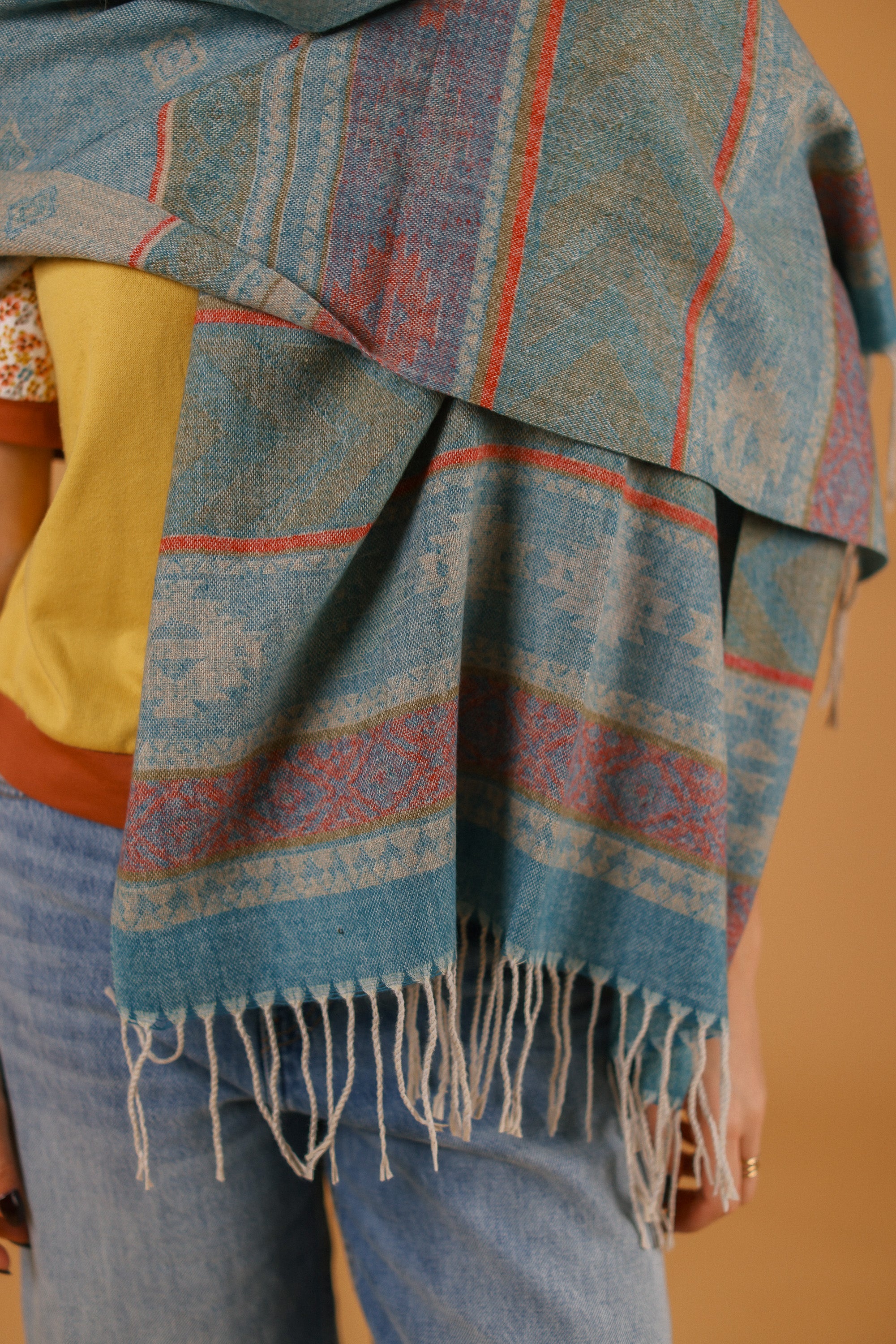 Scarf Zelia Petrol Red