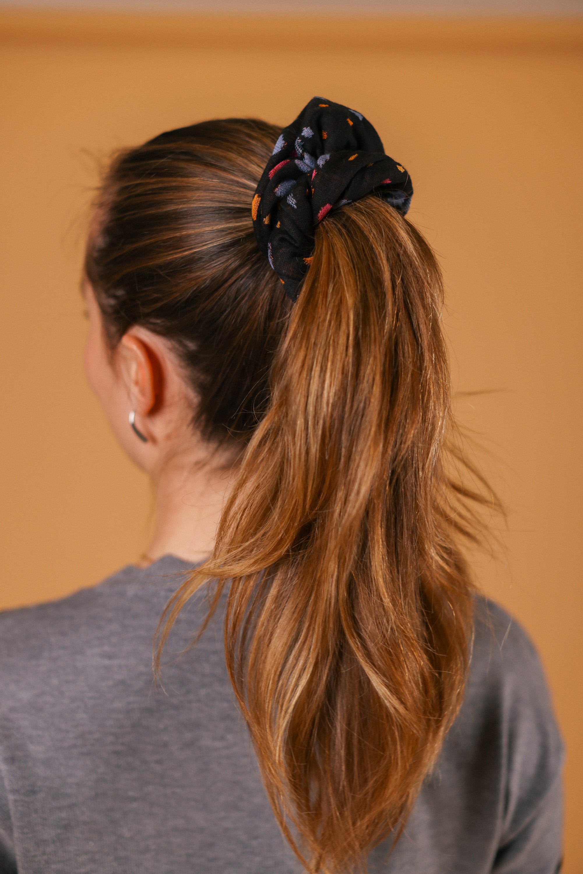Scrunchie Colorful Polka Dots