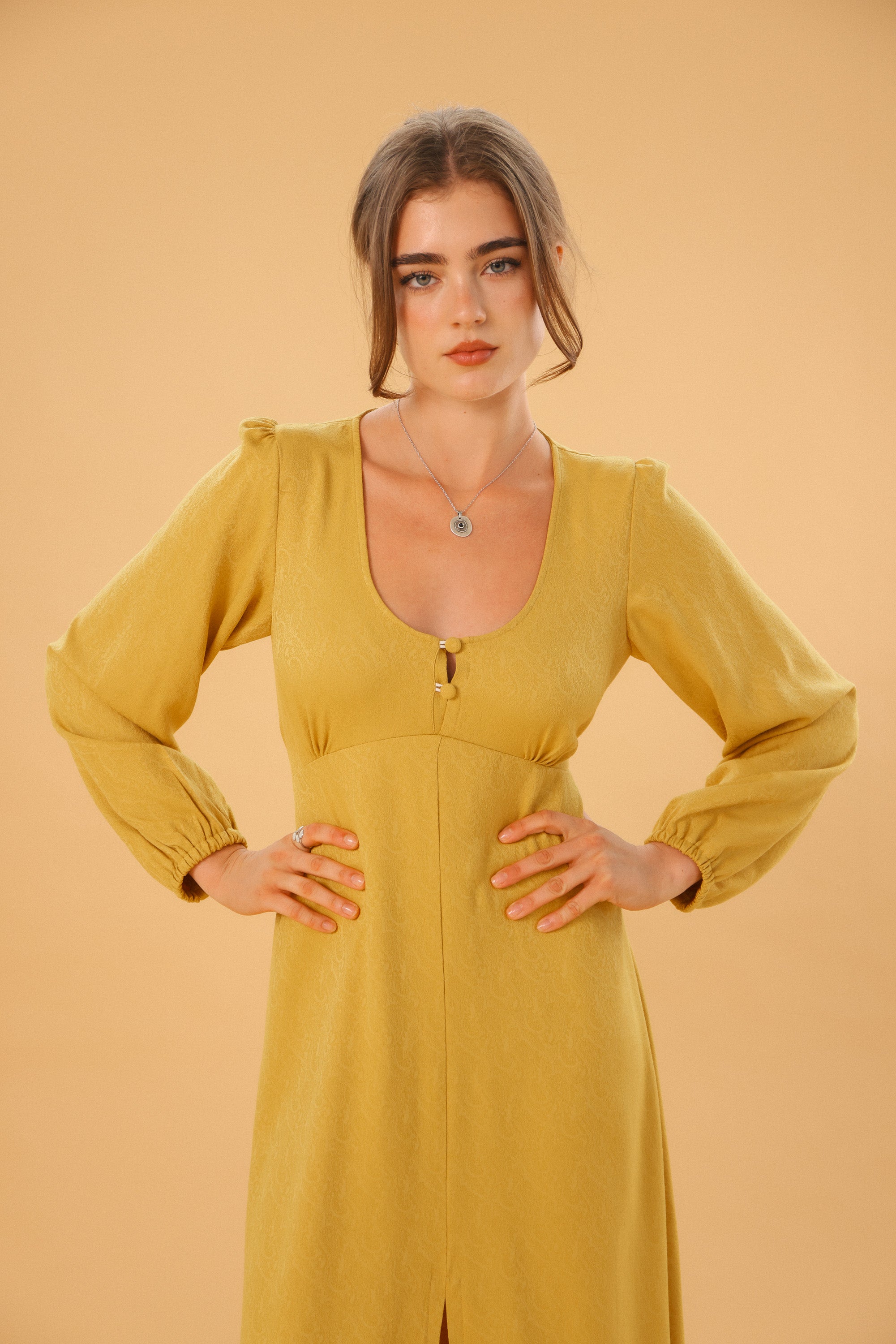 Dress Bronte Mustard