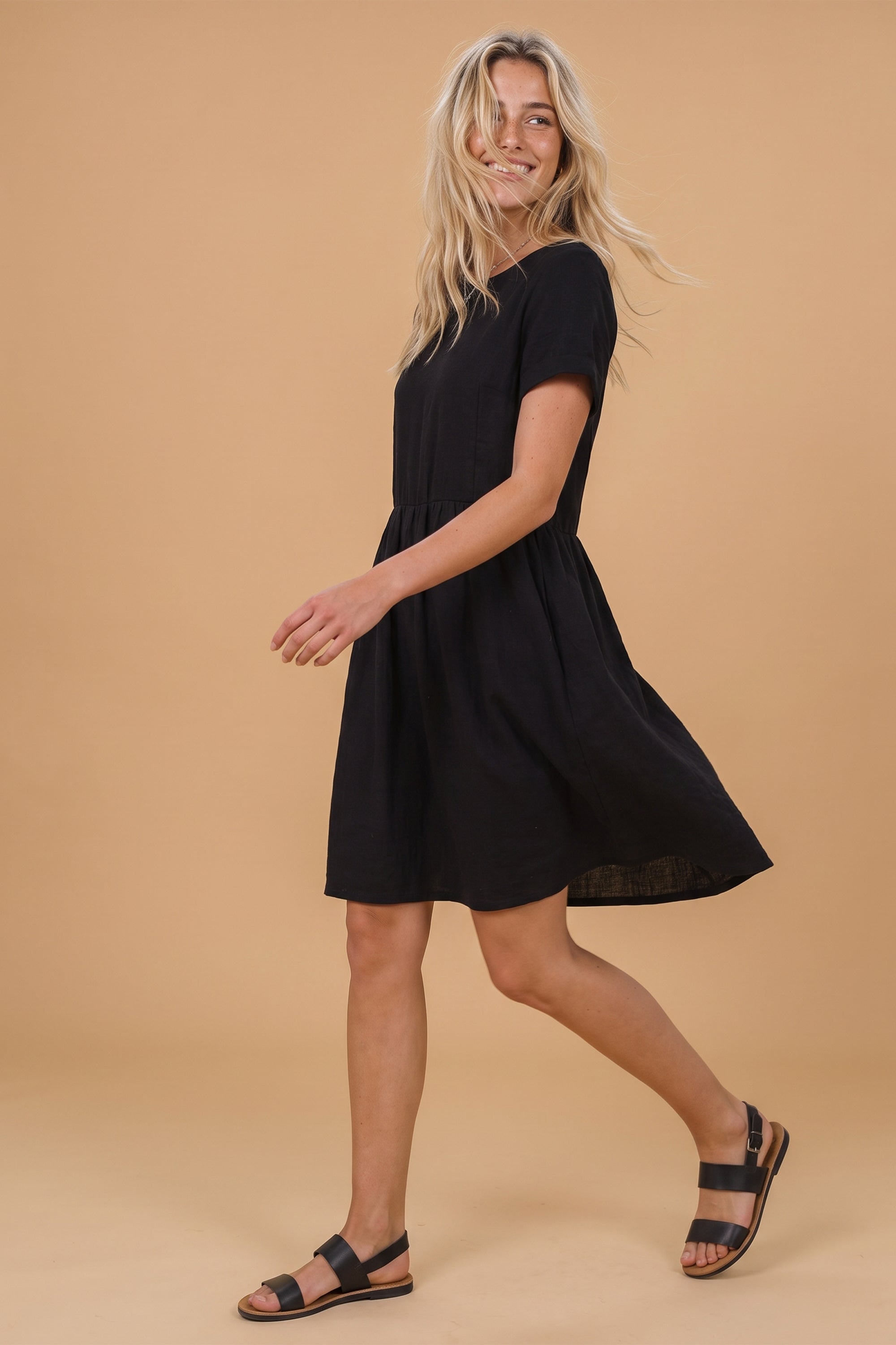 Kleid Isla Schwarz