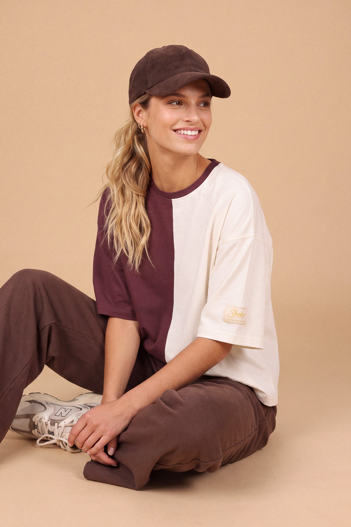 Top Mabel Cream & Plum