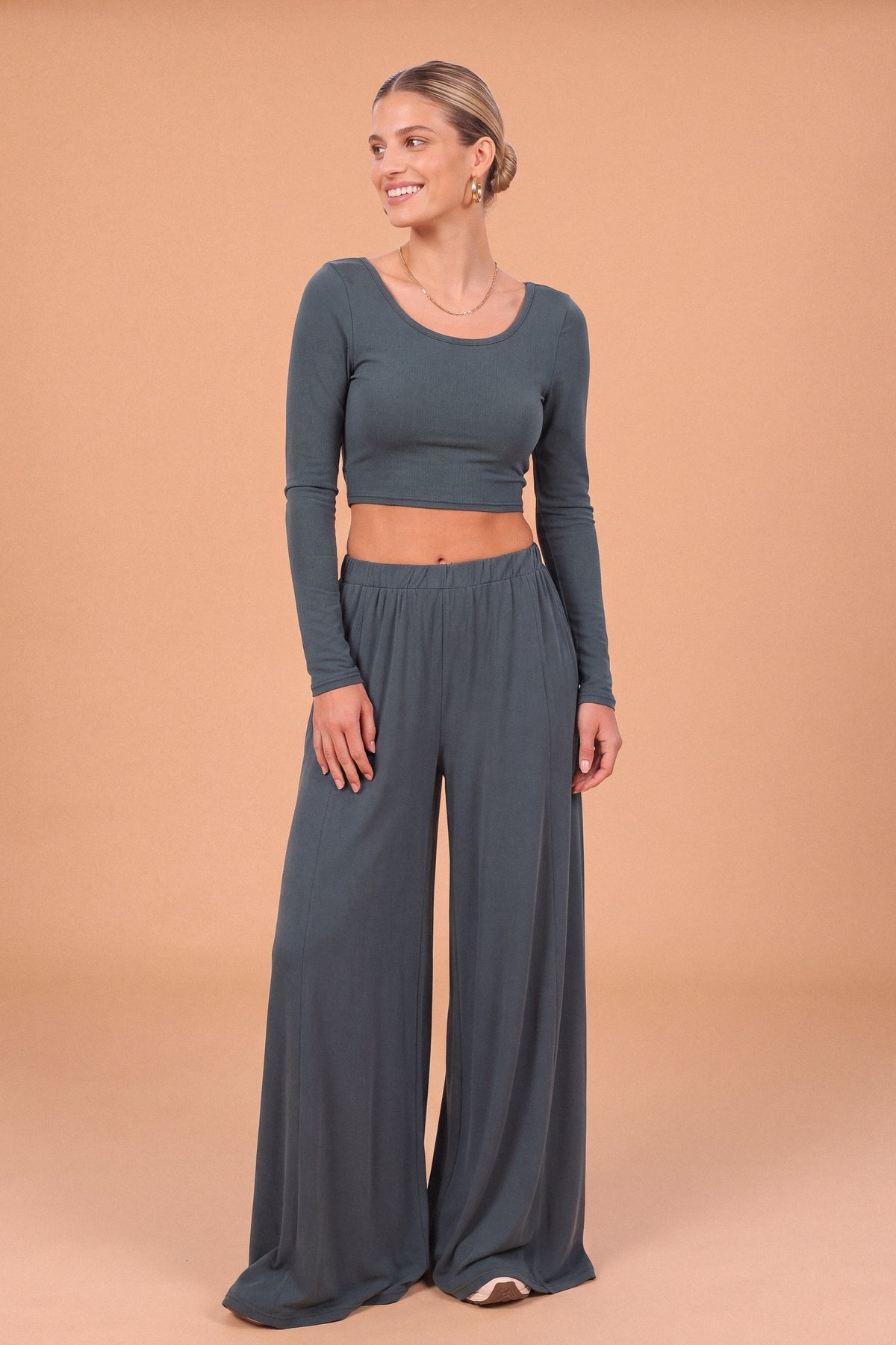 Trousers Demy Petrol