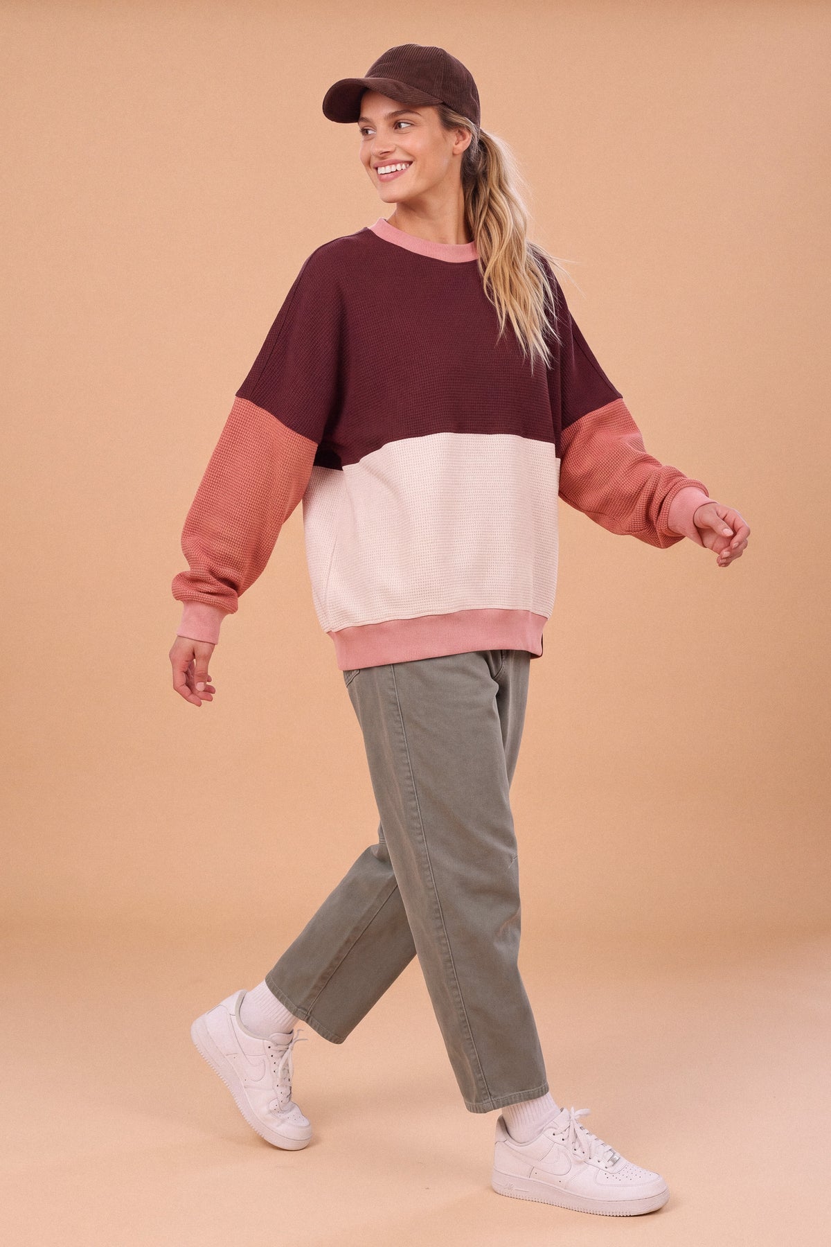 Sweater Aldina Maroon