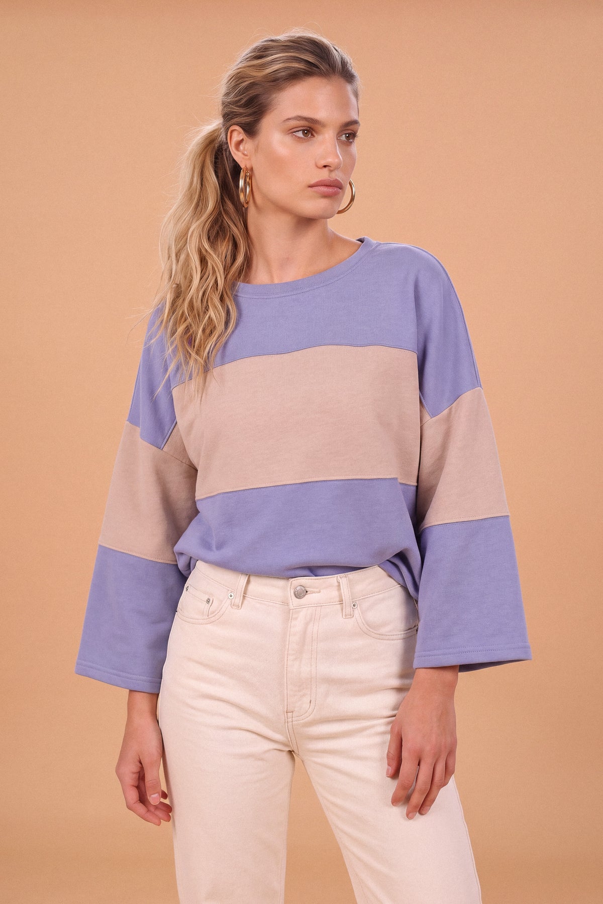 Sweater Leni Blue Stripes