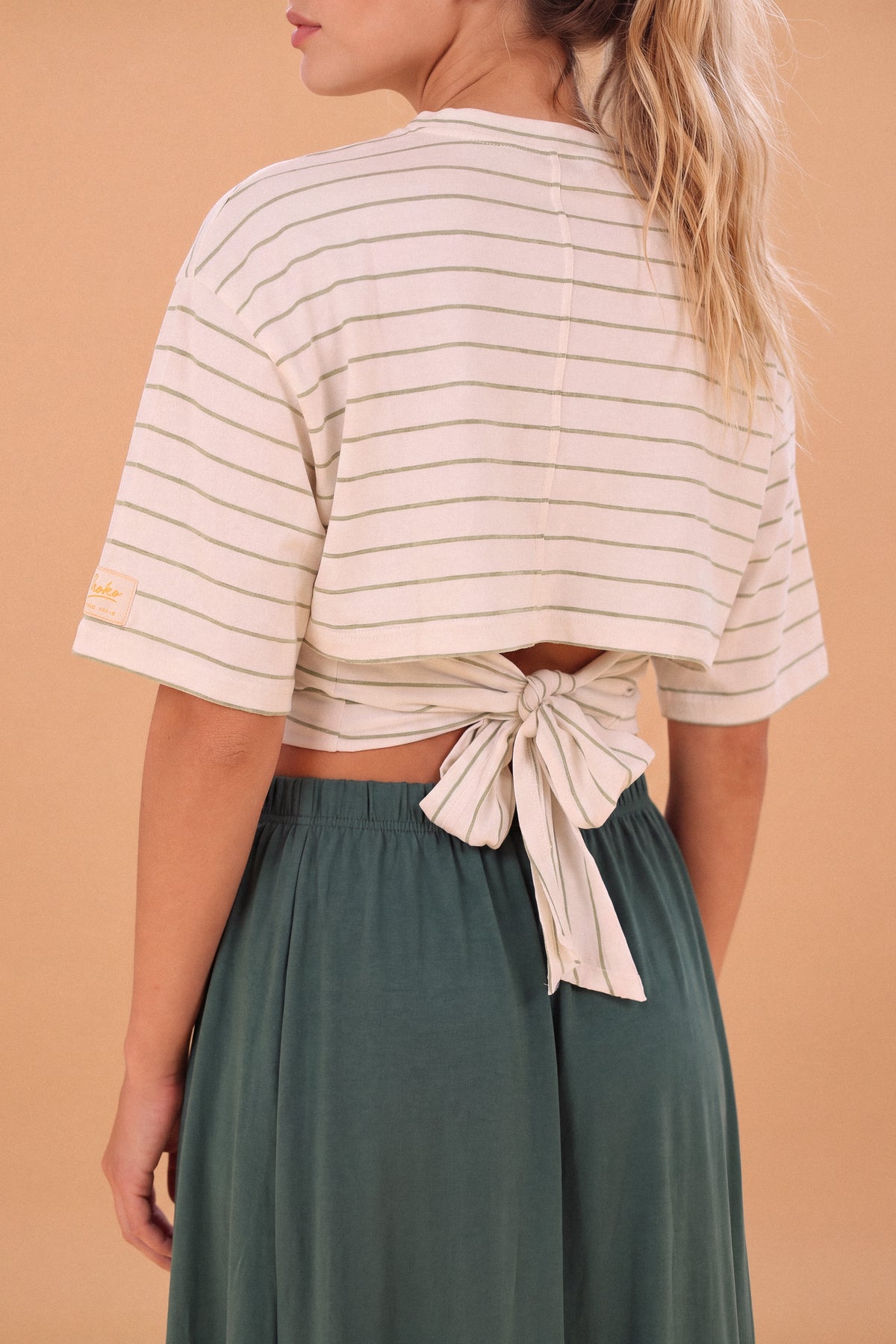 Top Sierra Olive Stripes