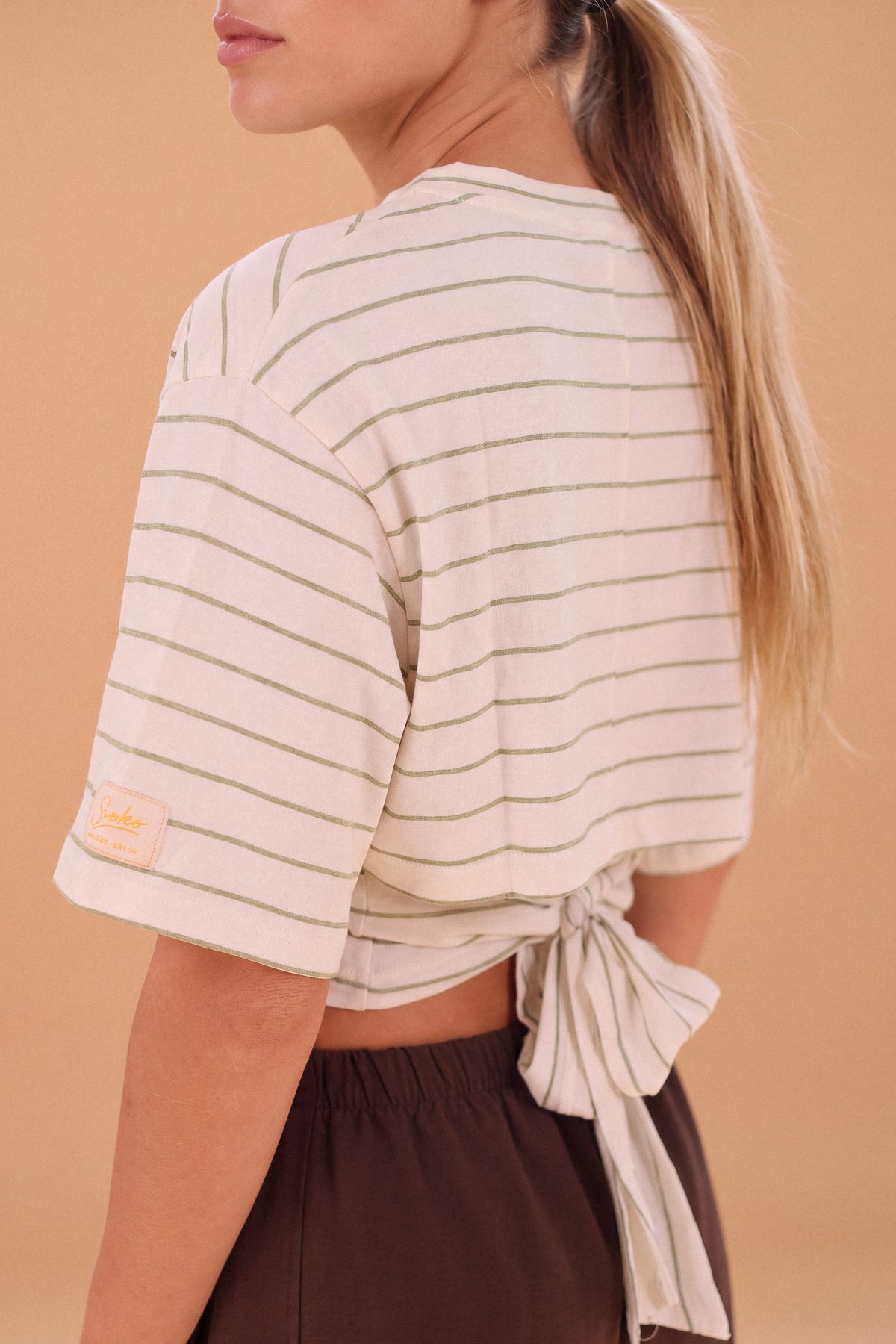 Top Sierra Olive Stripes