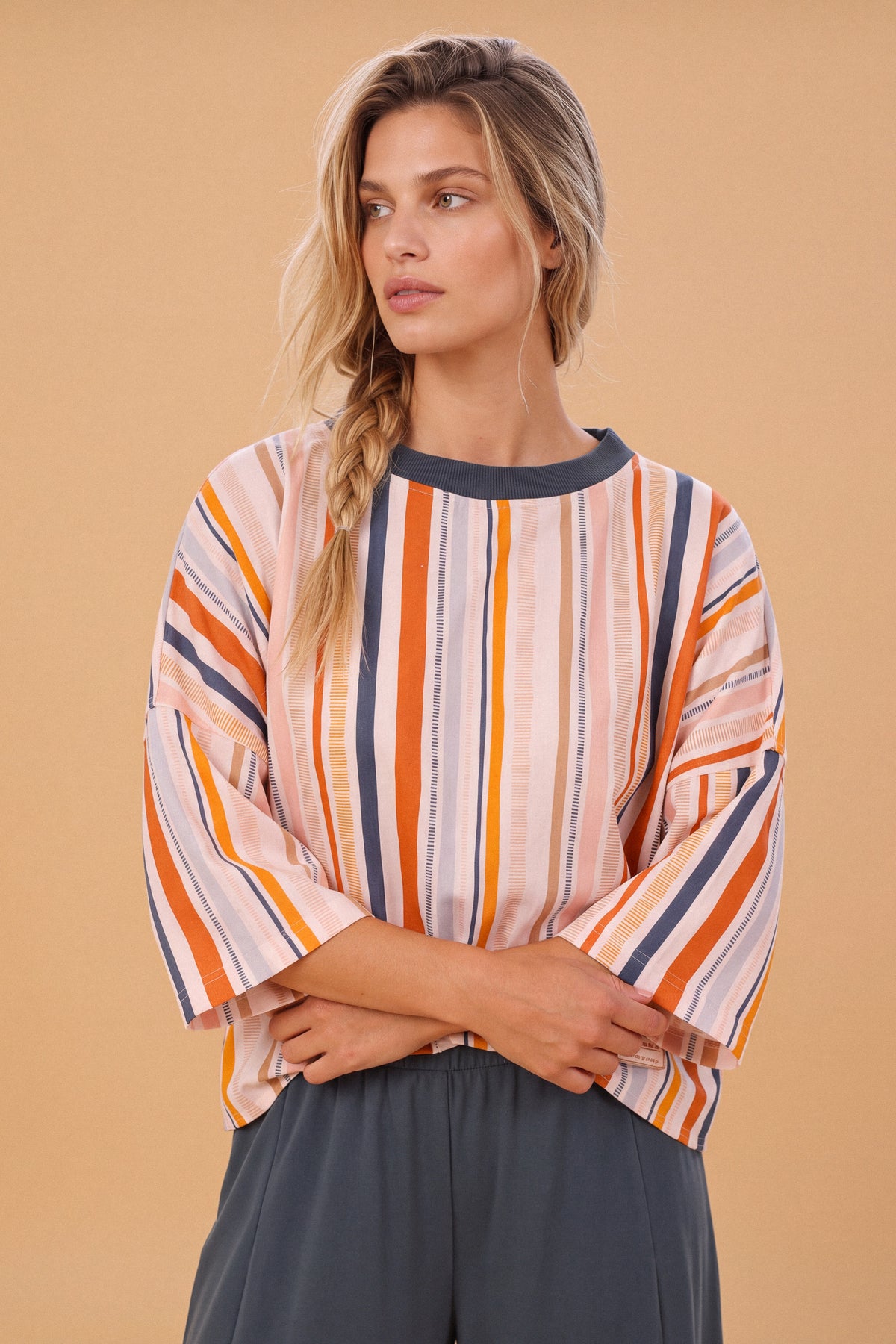 Sweater Lori Colorful Stripes