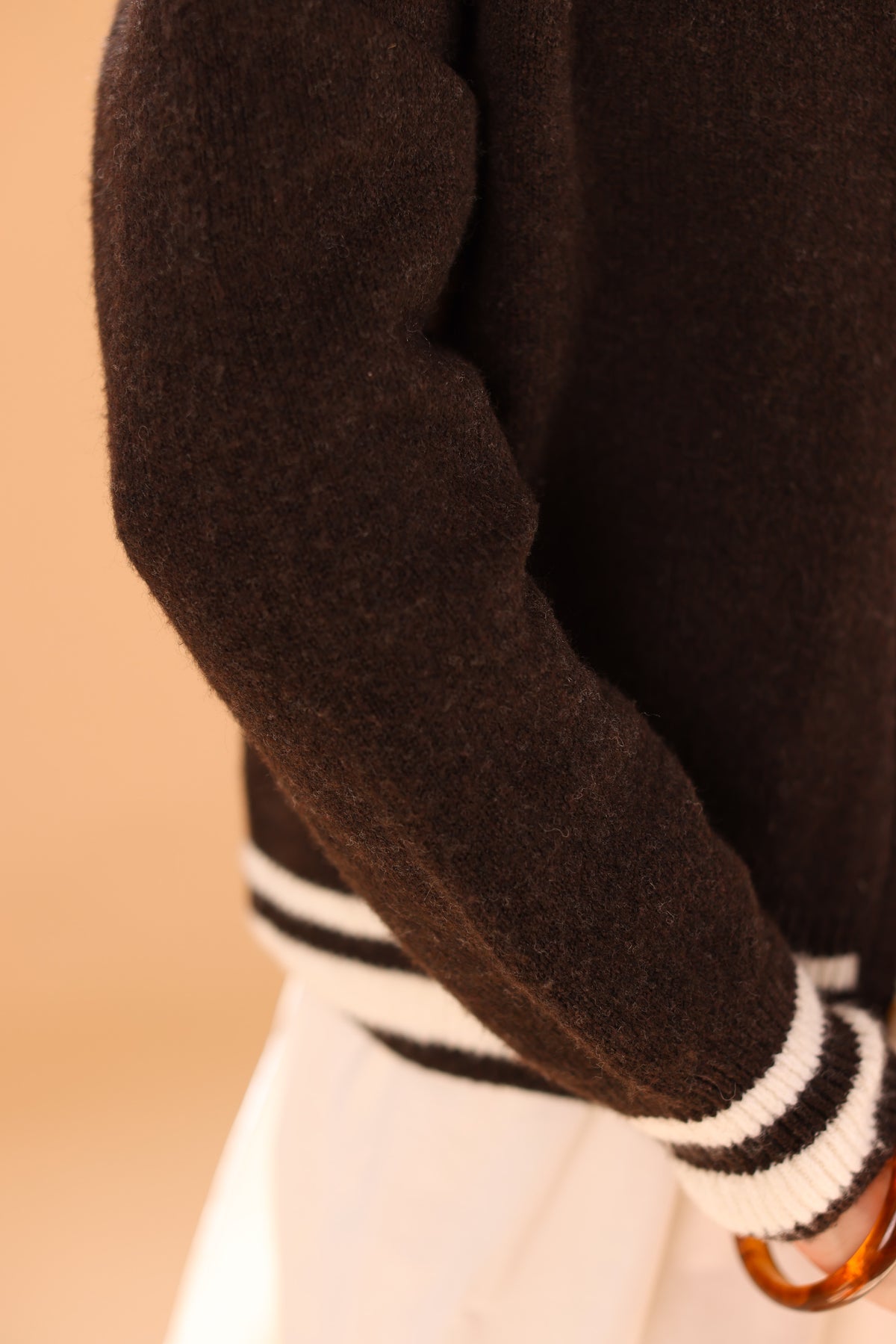 Knitted Cardigan Auri Brown