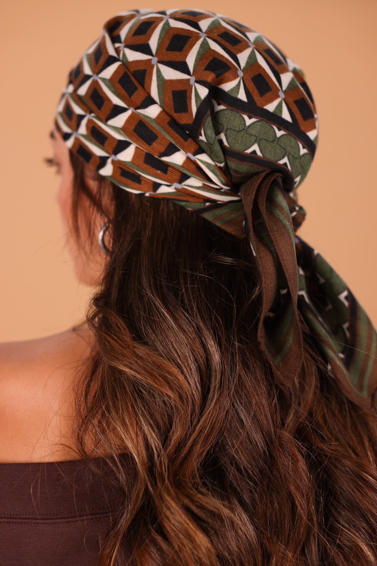 Scarf Vale Green Geometric