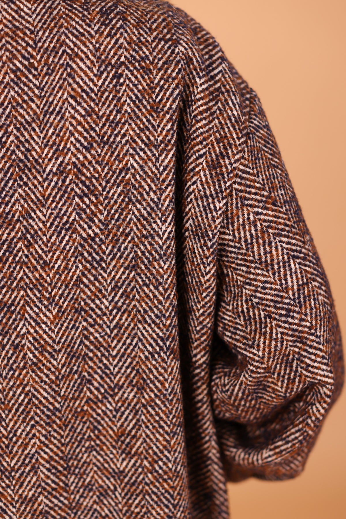 Coat Brinley Brown Heringbone