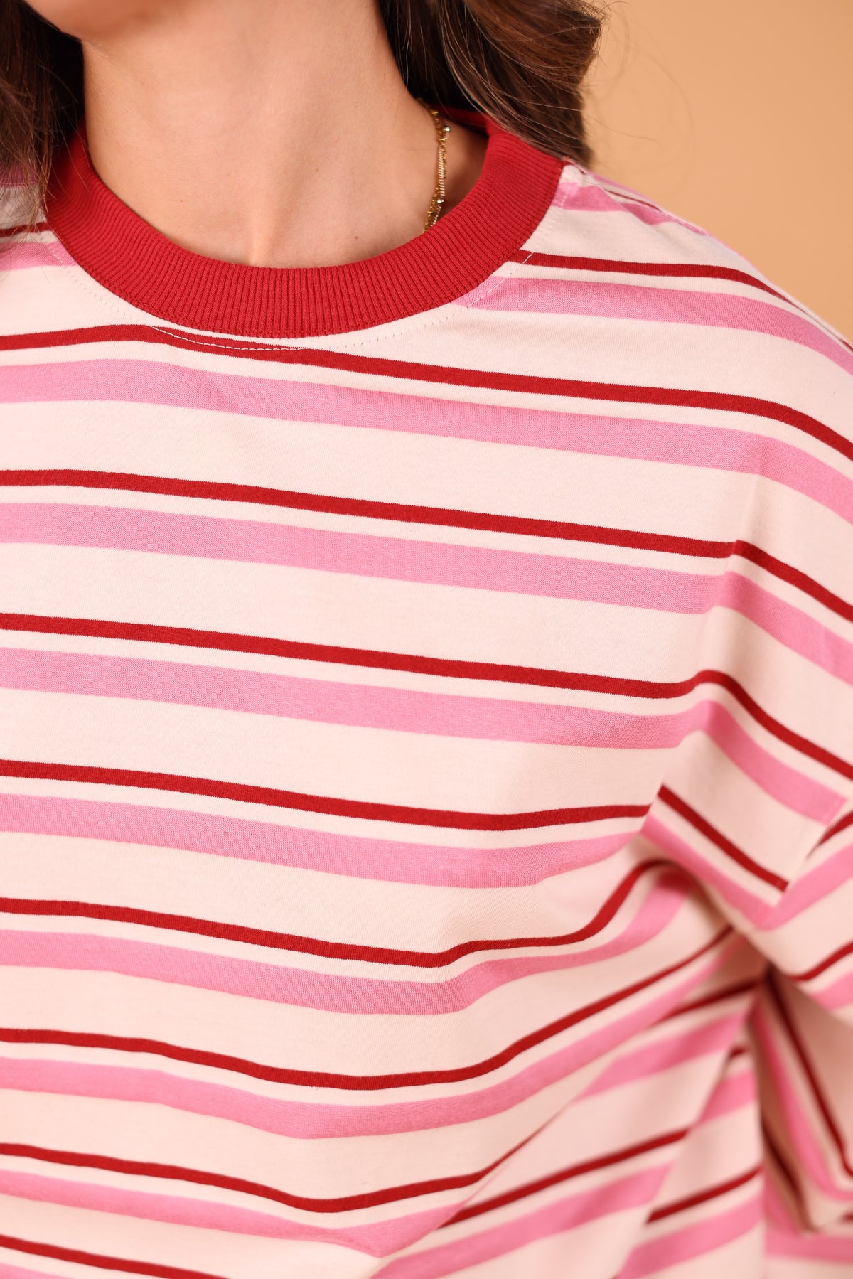Top Frankie Pink Stripes