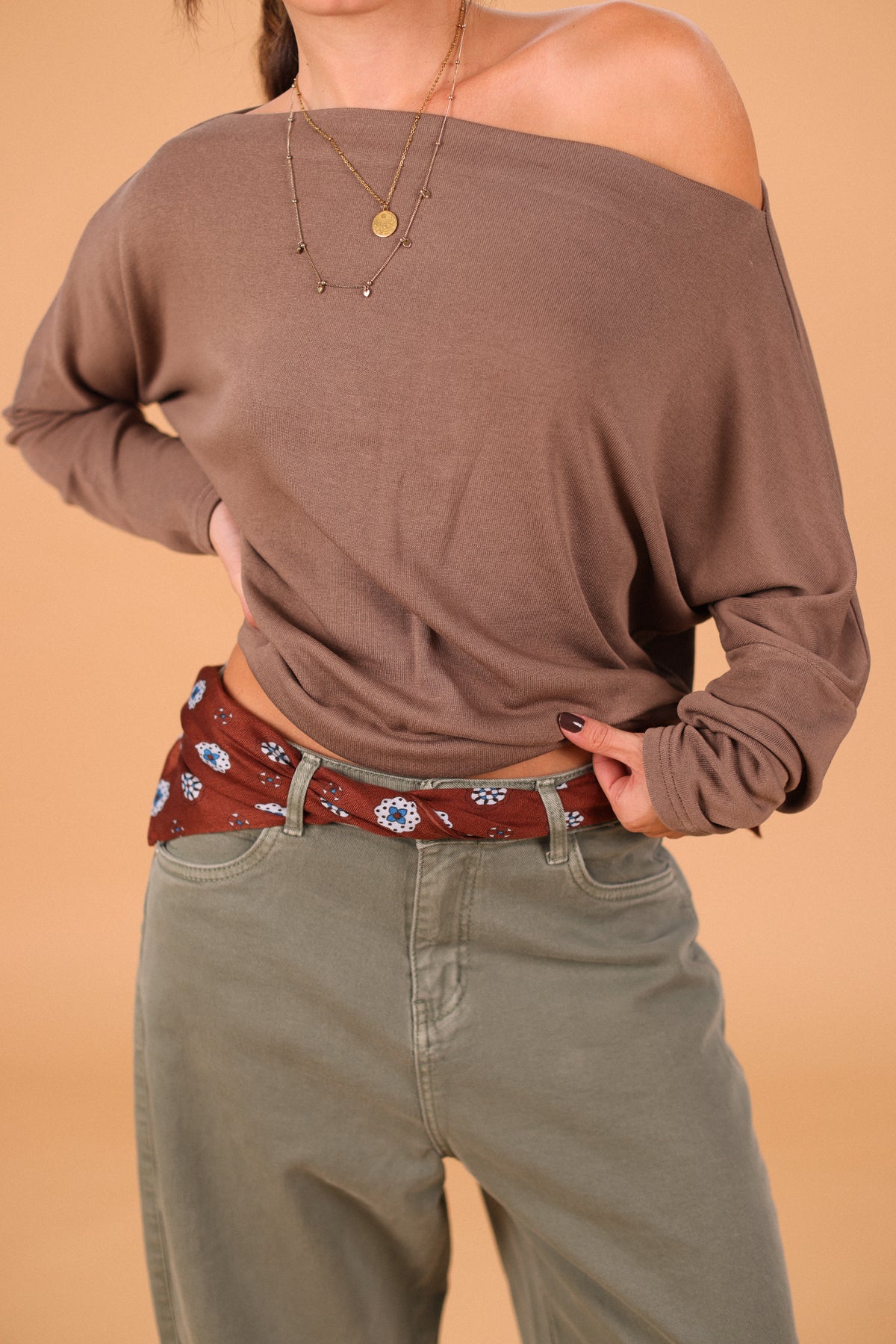 Scarf Romi Rust