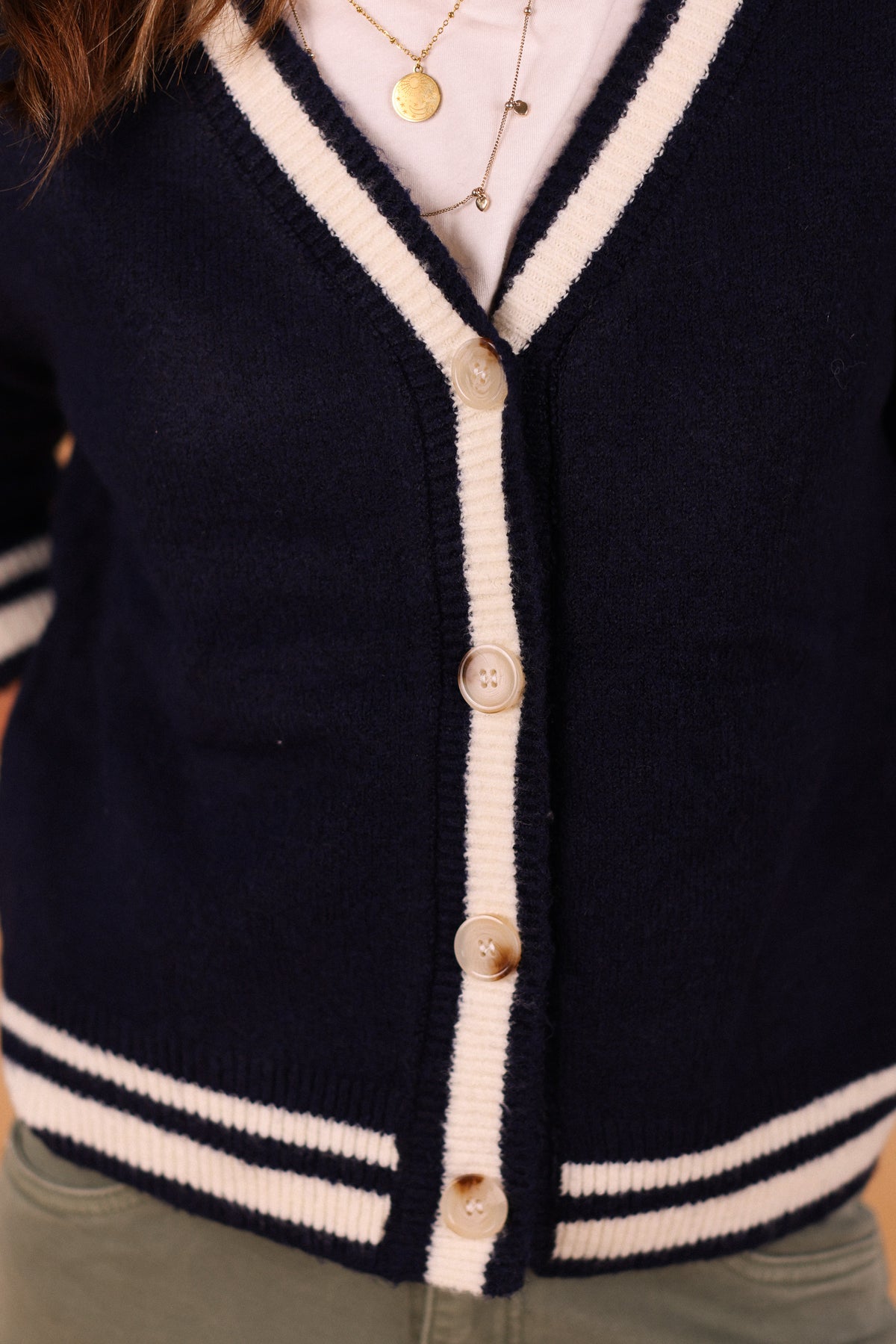 Knitted Cardigan Auri Blue