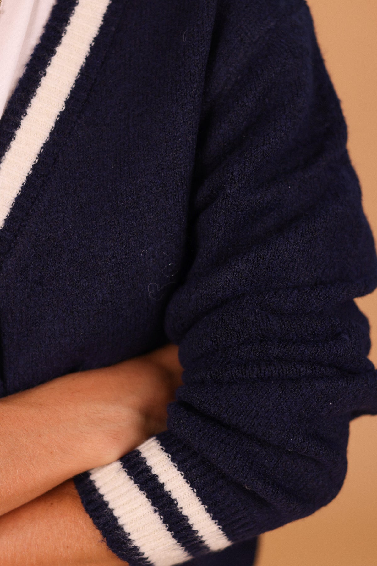 Knitted Cardigan Auri Blue
