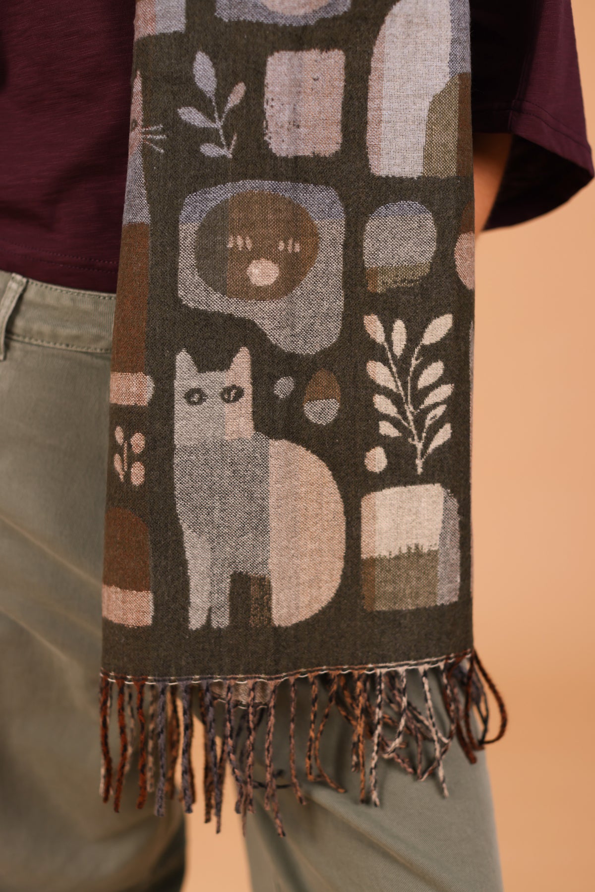 Scarf Mino Olive
