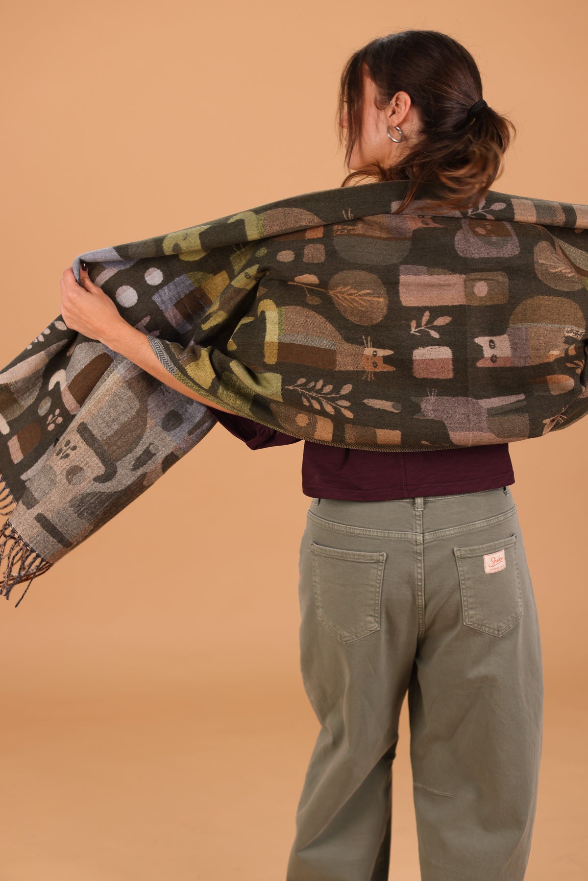 Scarf Mino Olive