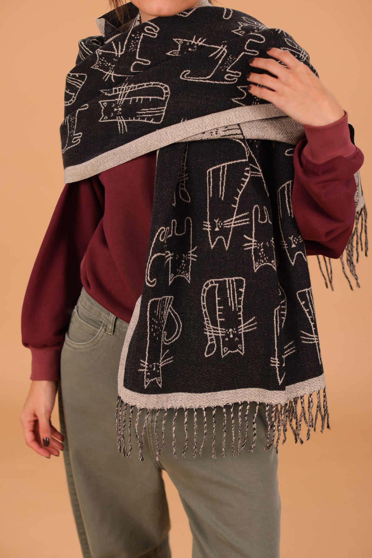 Scarf Nori Black