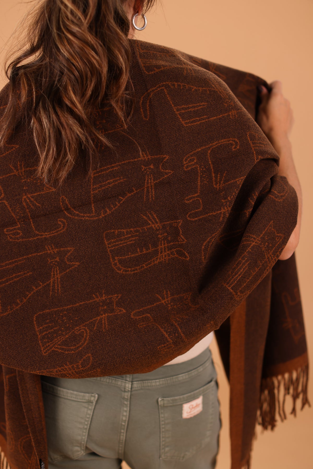 Scarf Nori Brown