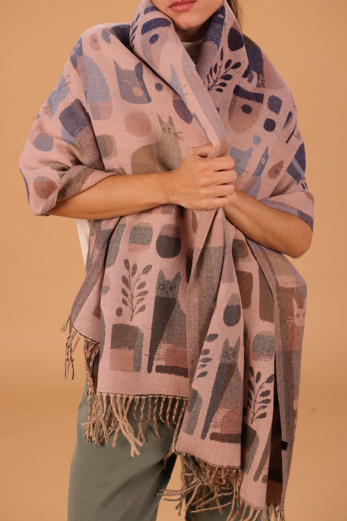 Scarf Mino Pink