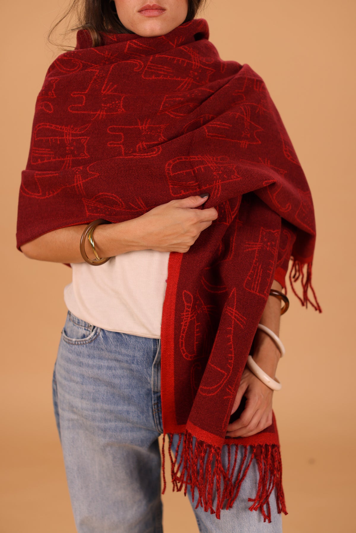 Scarf Nori Red