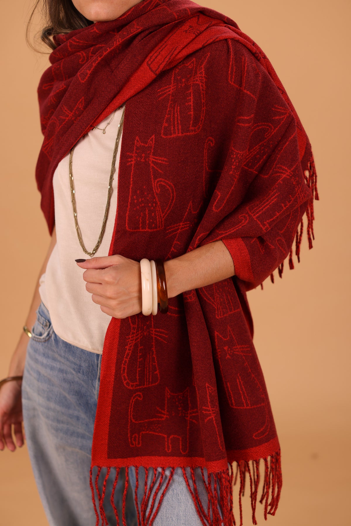 Scarf Nori Red