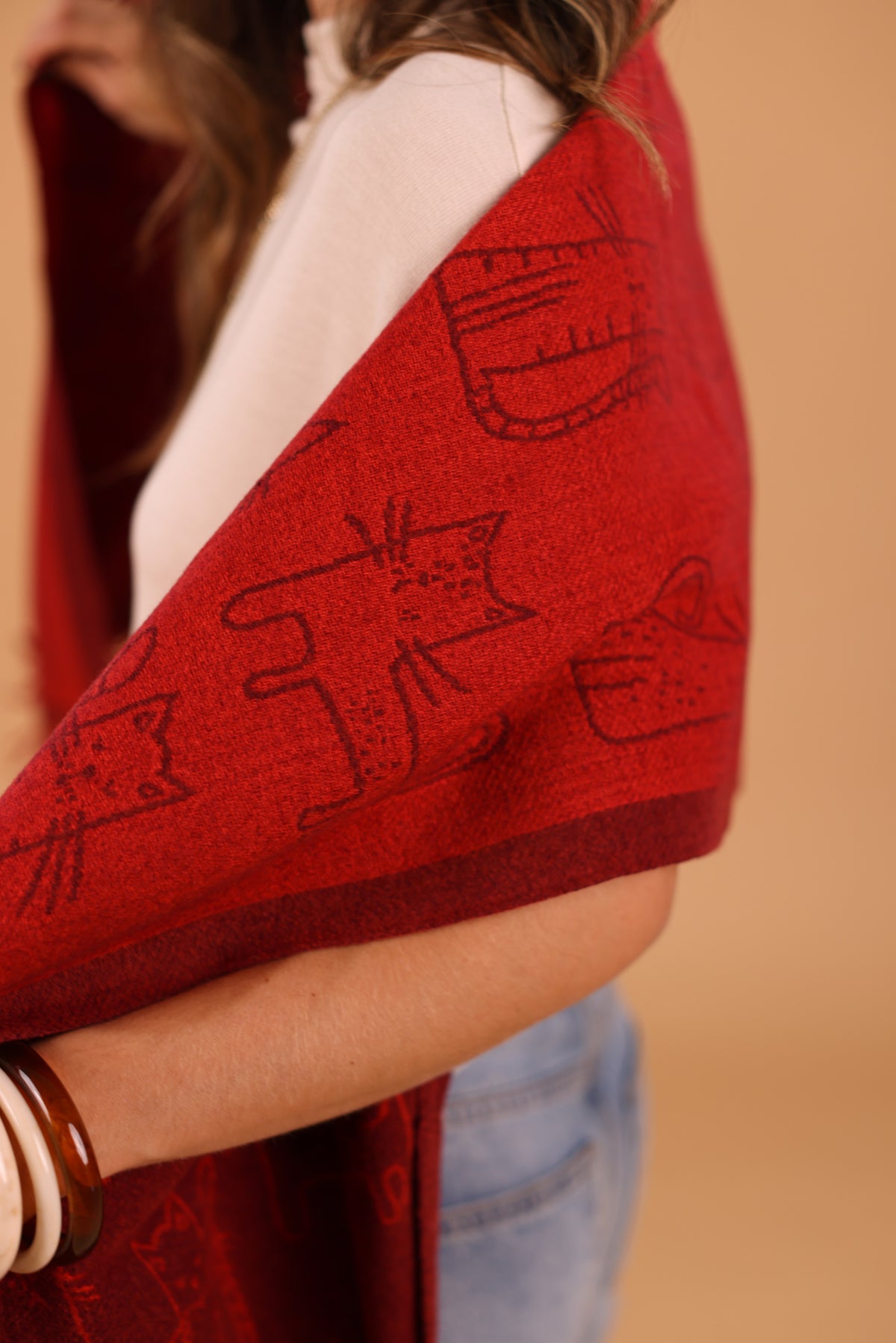 Scarf Nori Red