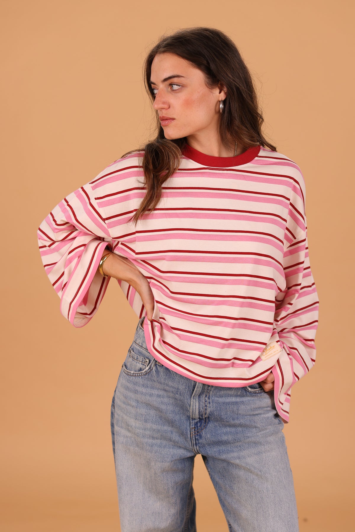 Top Frankie Pink Stripes
