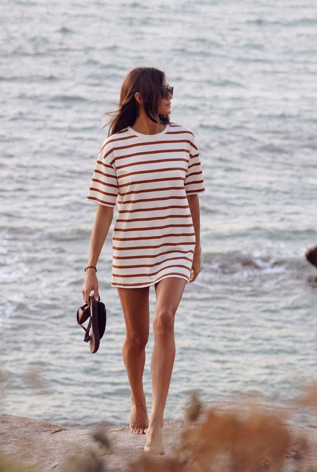 Dress Manuela Red Stripes