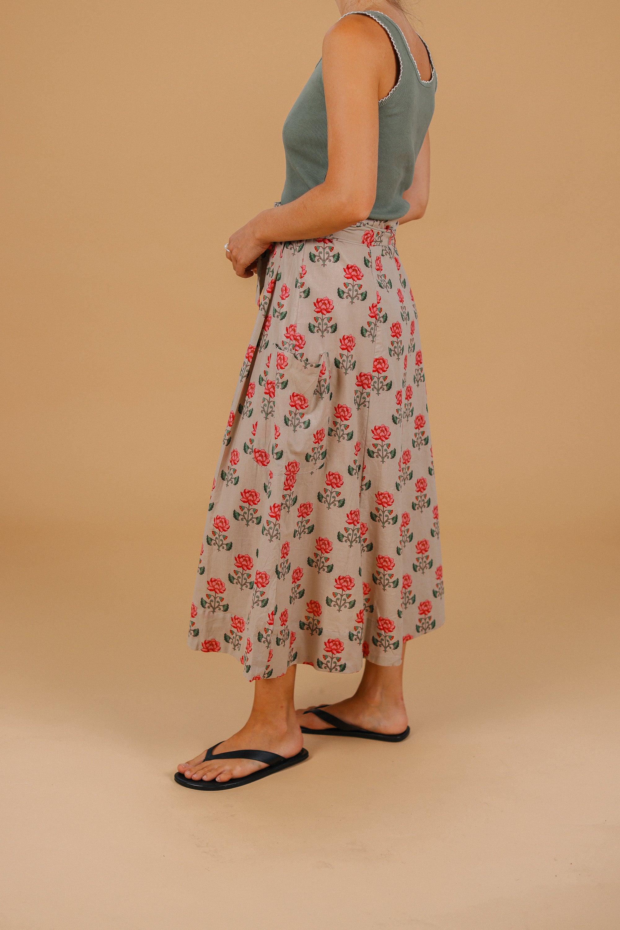 Skirt Malvina Mocha Floral