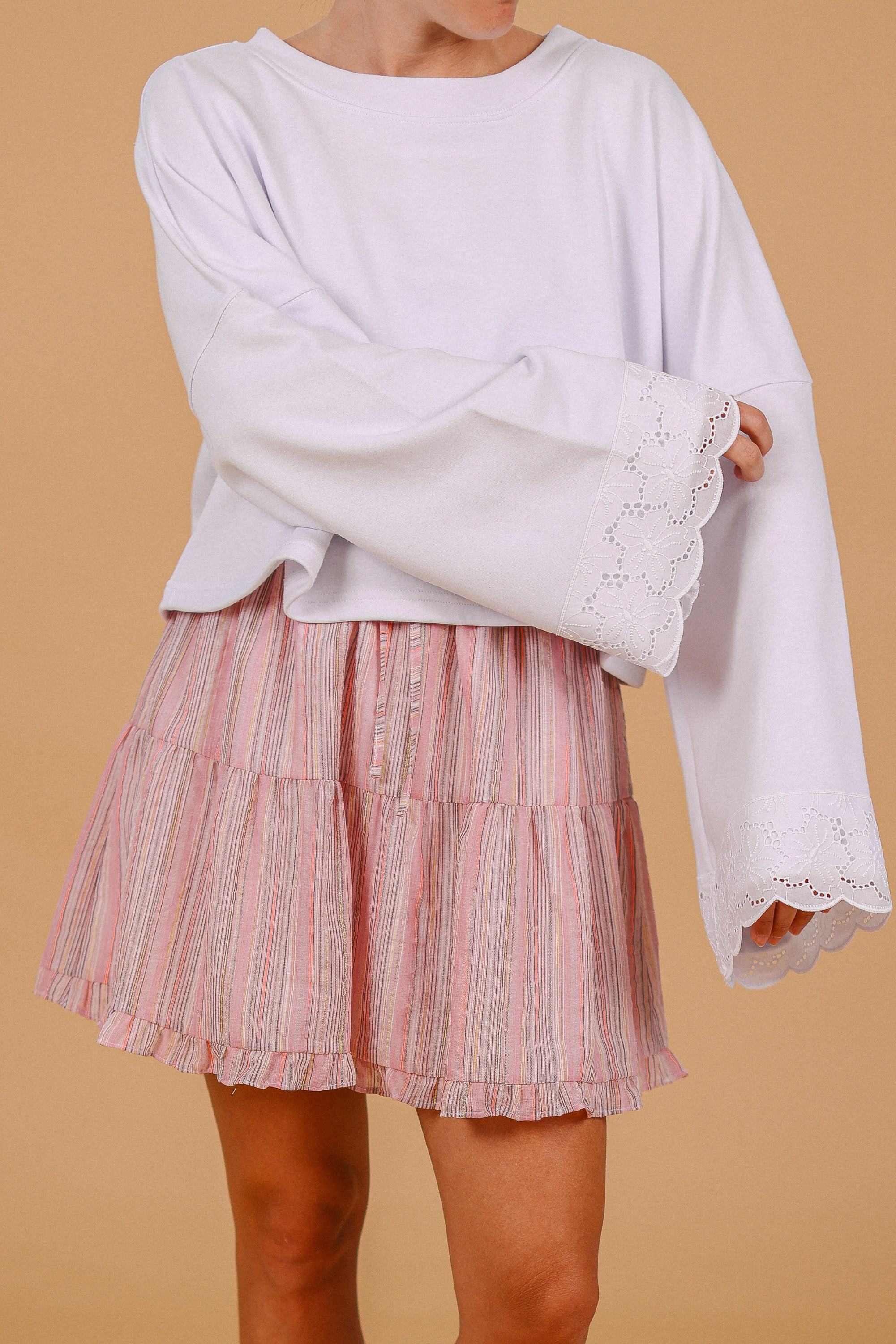 Skirt Liv Pink Stripes