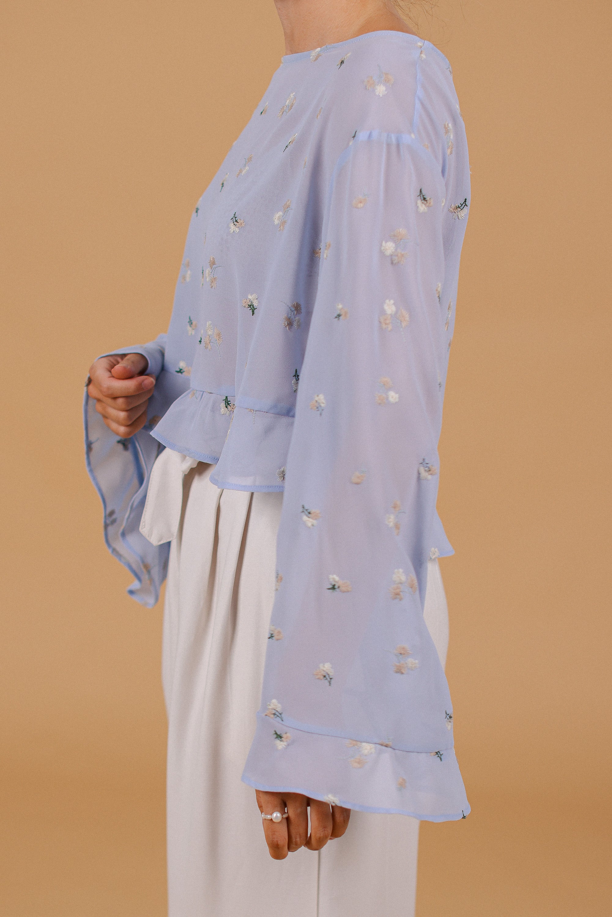 Top Melia Dusty Blue