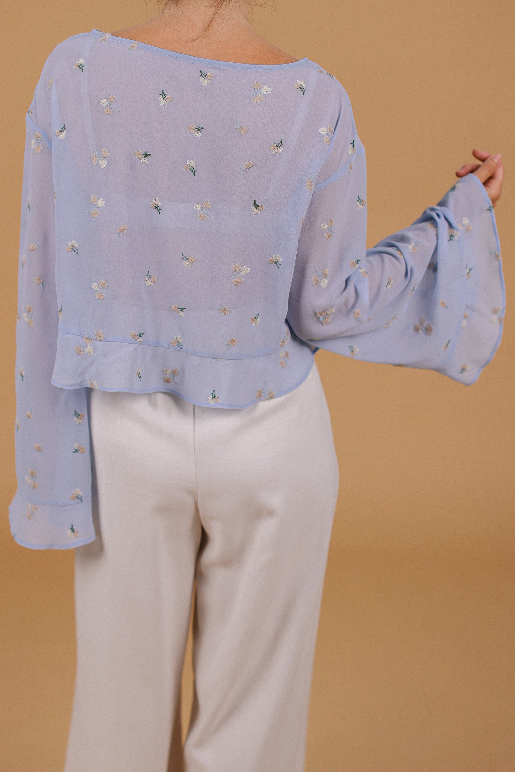 Top Melia Dusty Blue