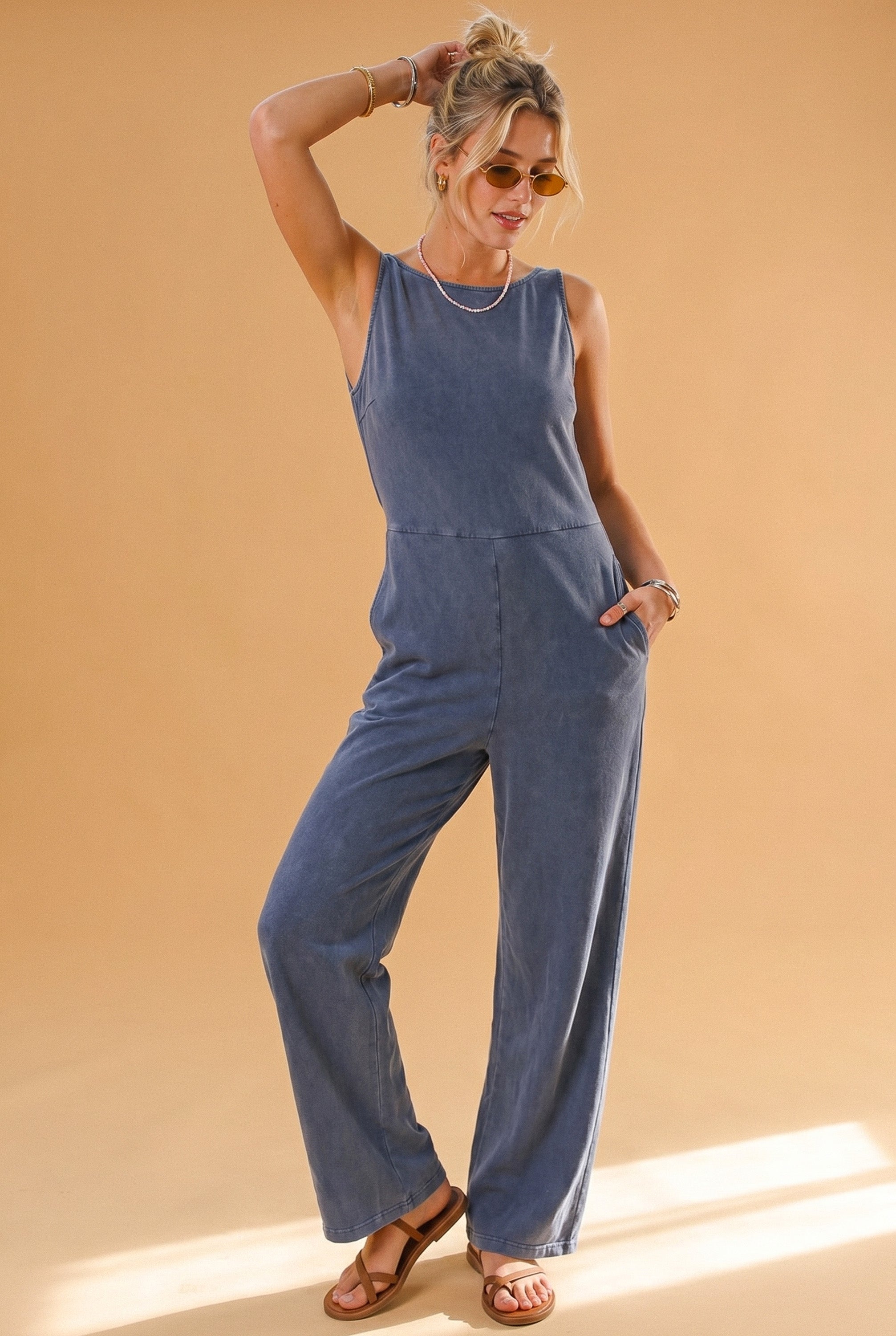 Jumpsuit Carla Stonewashed Blue