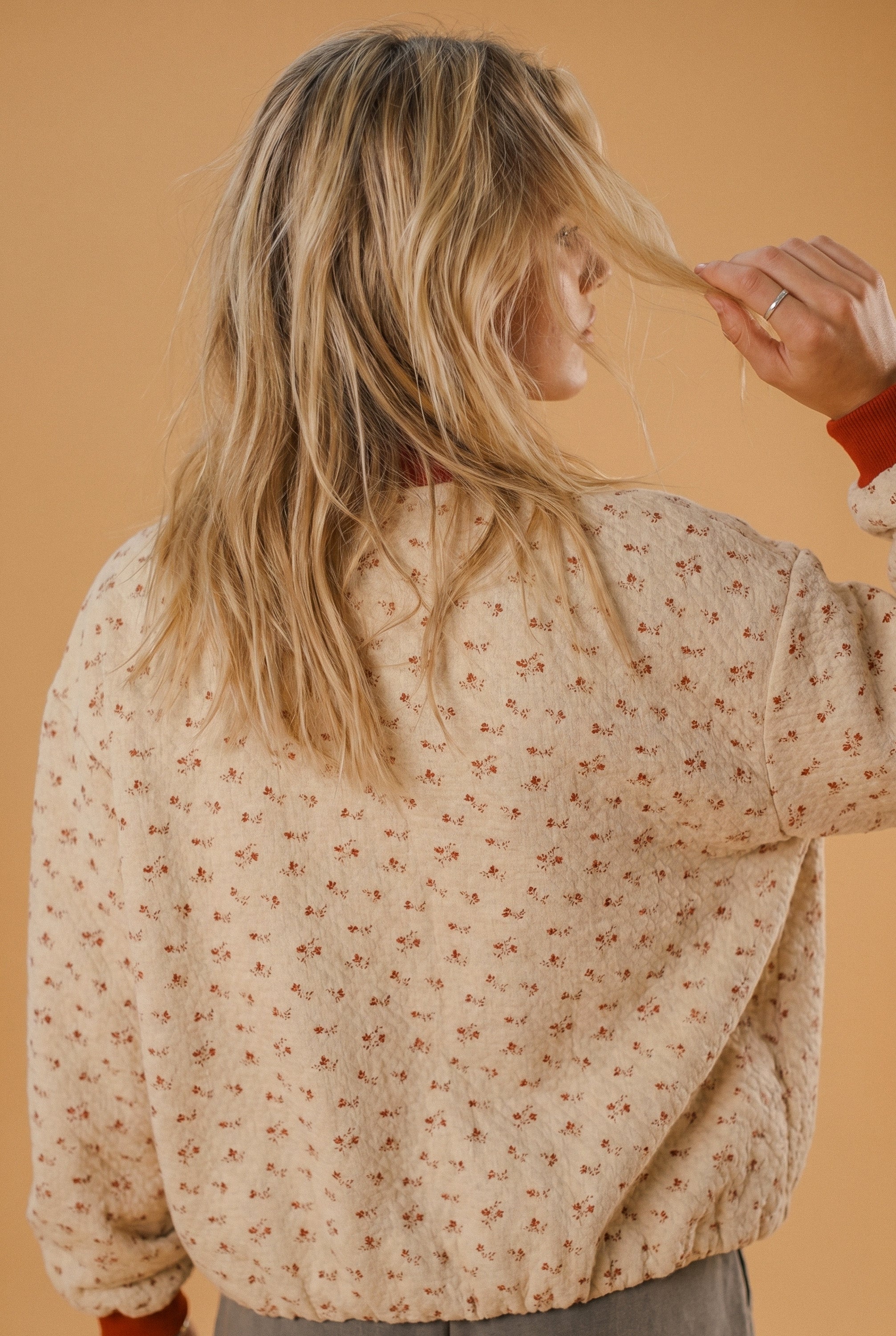 Bomber Jacket Lotta Cream Blossoms